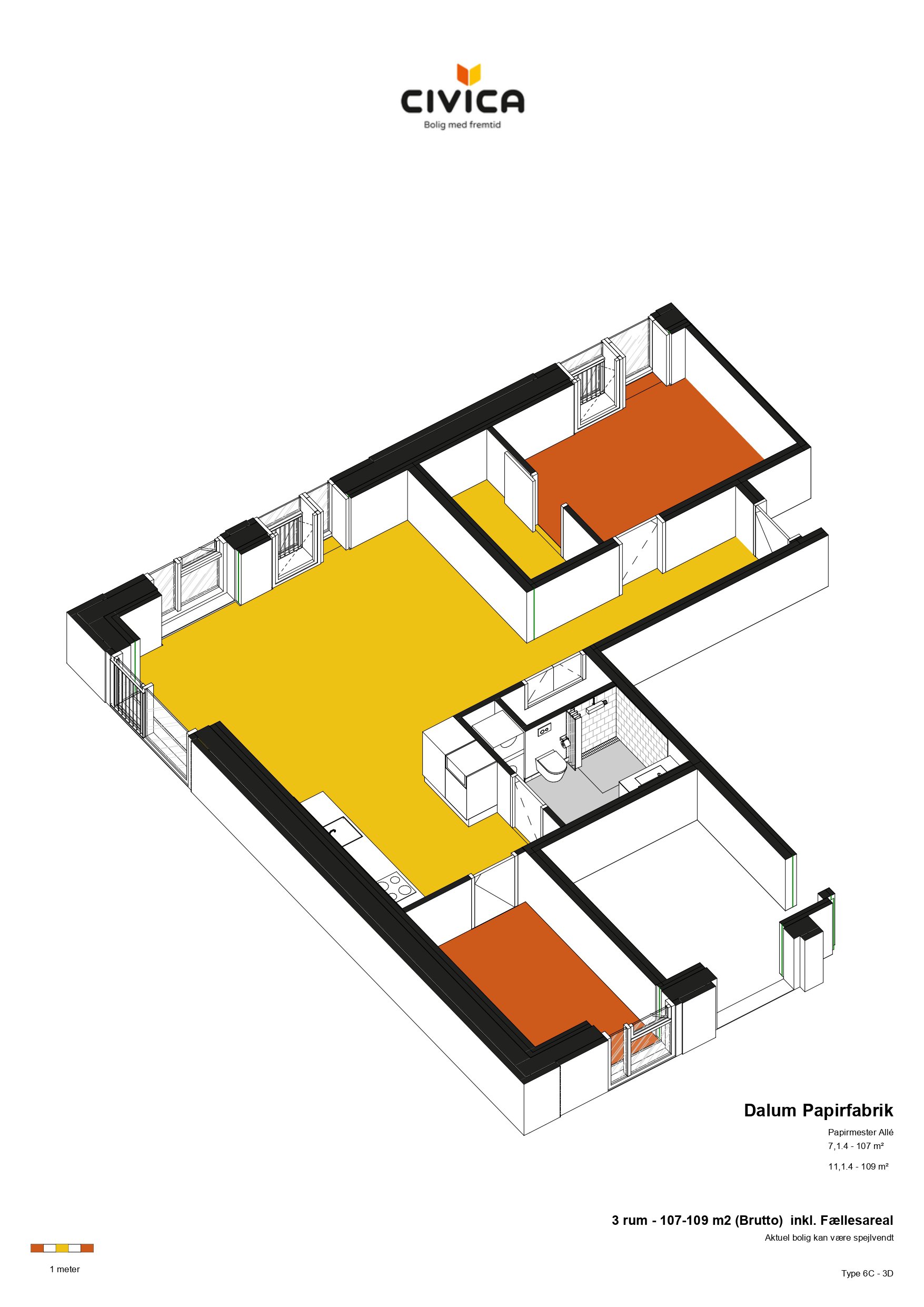 Plantegninger billede af Papirmester Allé 11, 1. 4., Dalum, 5250 Odense SV