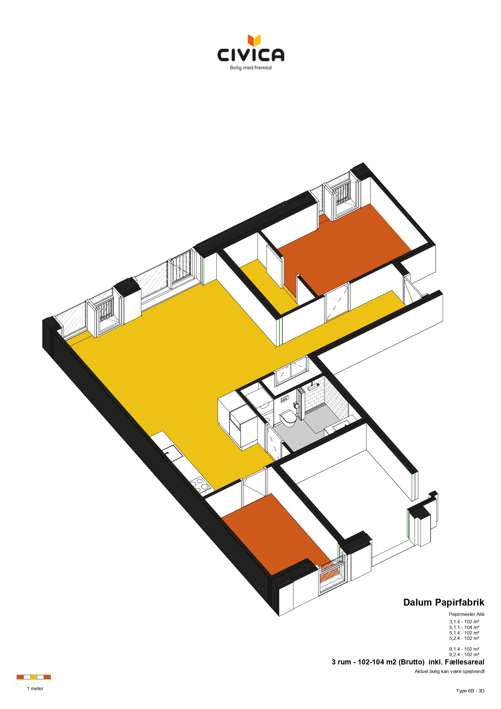 Plantegninger billede af Papirmester Allé 5, 1. 4., Dalum, 5250 Odense SV