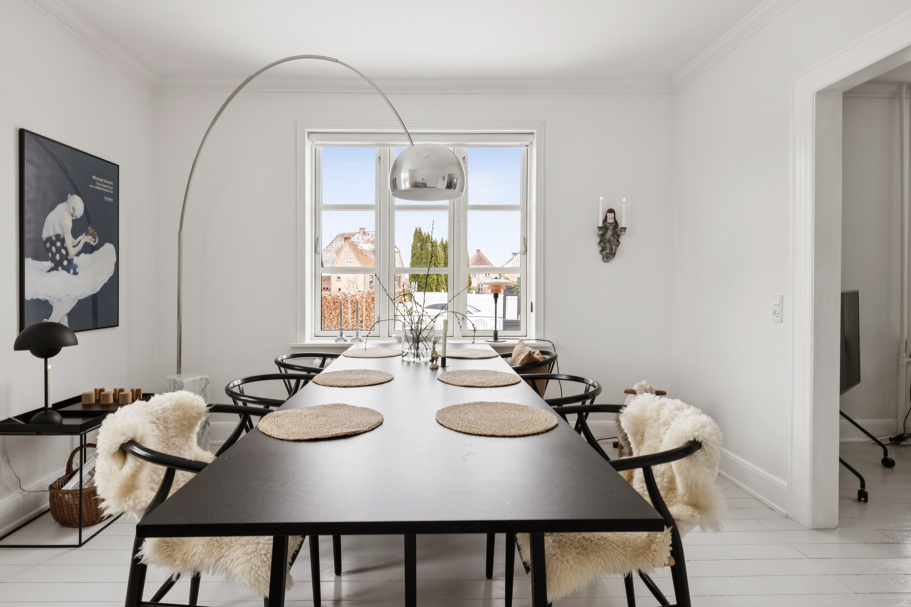 Fremhævet stue billede i fuldskærmstilstand. Billede af Egevej 3, 8800 Viborg