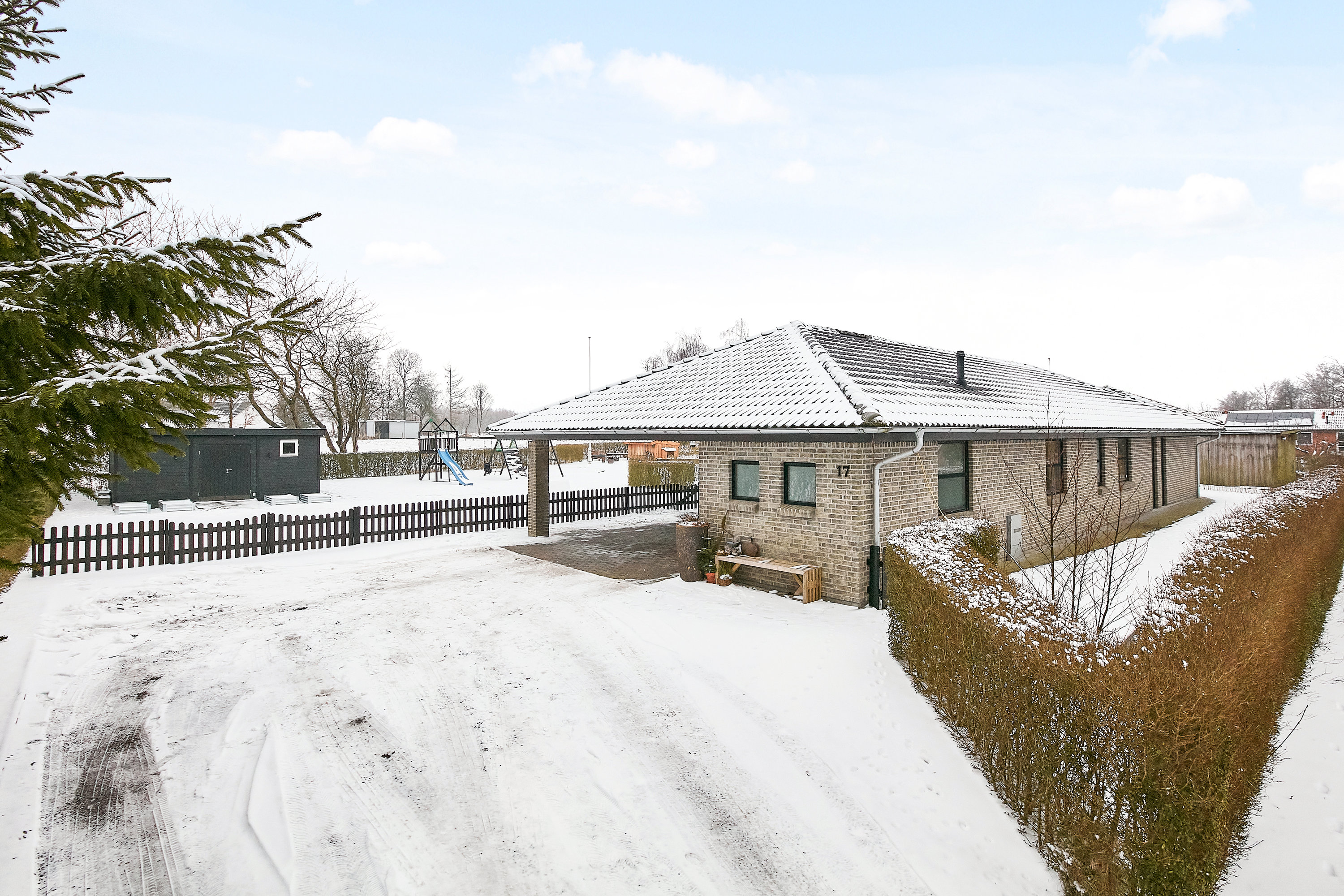 Fremhævet  billede i fuldskærmstilstand. Billede af Smedevænget 17, Kollemorten, 7323 Give