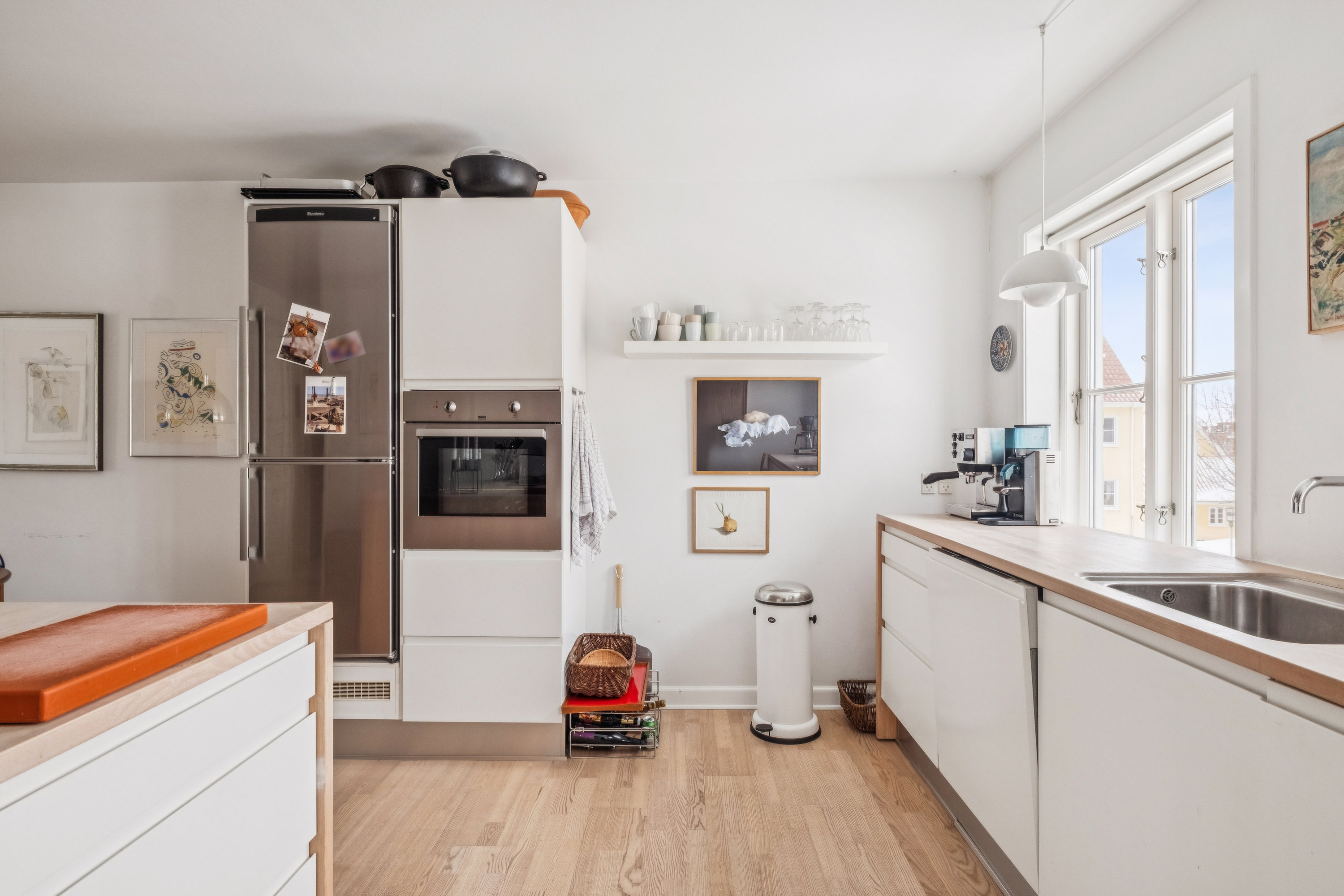 Fremhævet køkken billede i fuldskærmstilstand. Billede af Sveavej 2B, 1. th., Midtbyen, 9990 Skagen
