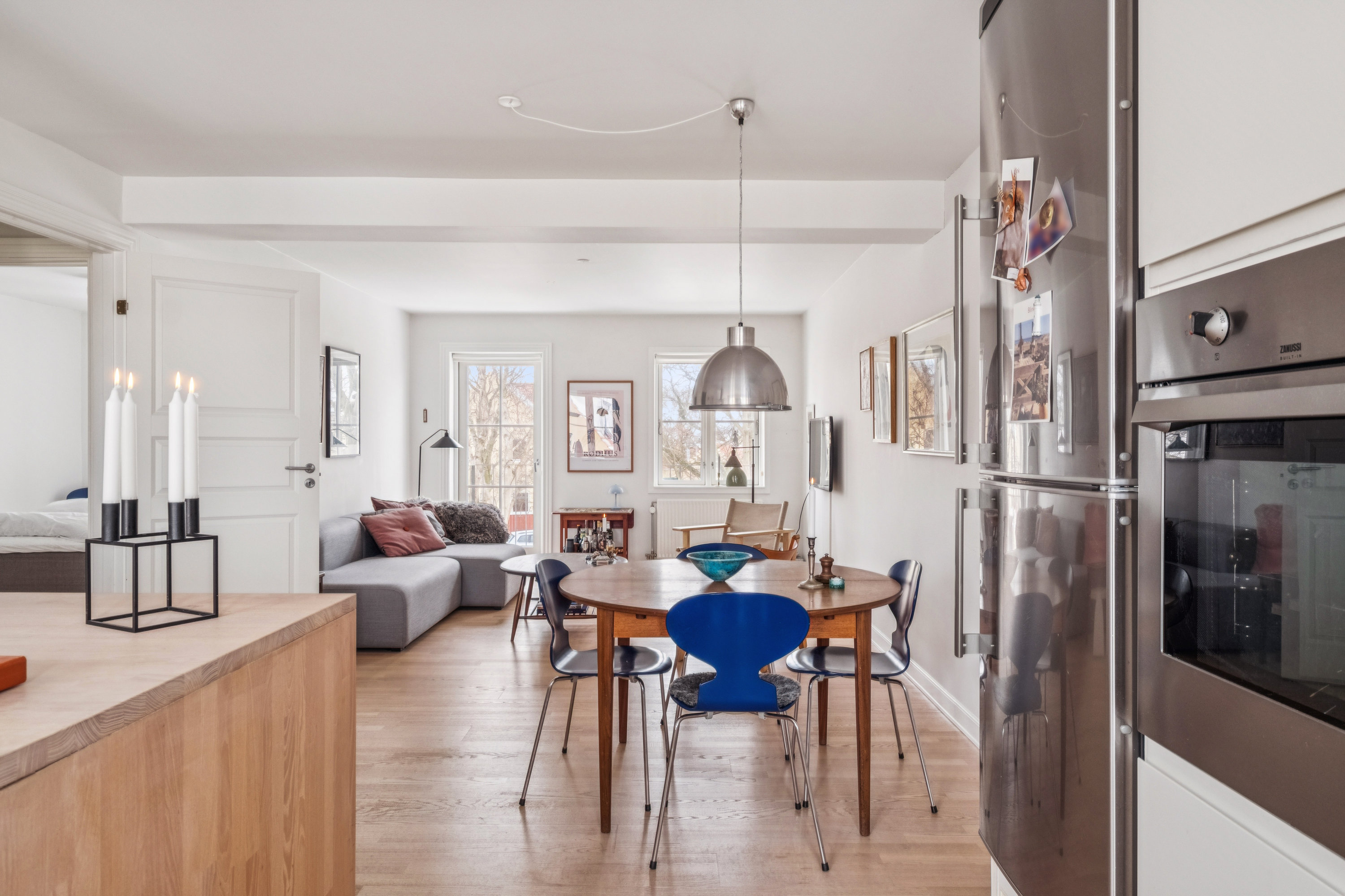 Fremhævet spisestue billede i fuldskærmstilstand. Billede af Sveavej 2B, 1. th., Midtbyen, 9990 Skagen