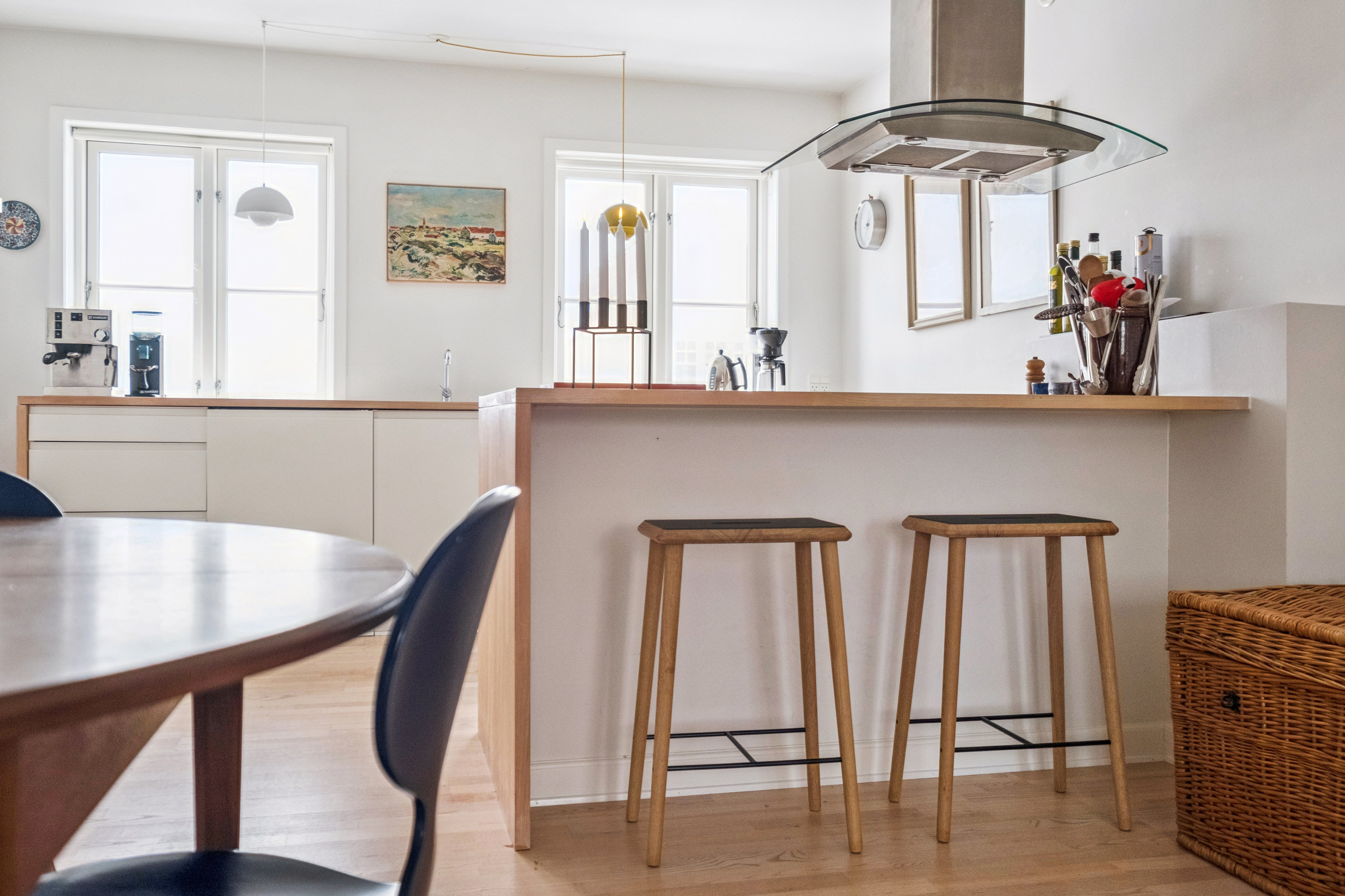 Fremhævet køkken billede i fuldskærmstilstand. Billede af Sveavej 2B, 1. th., Midtbyen, 9990 Skagen