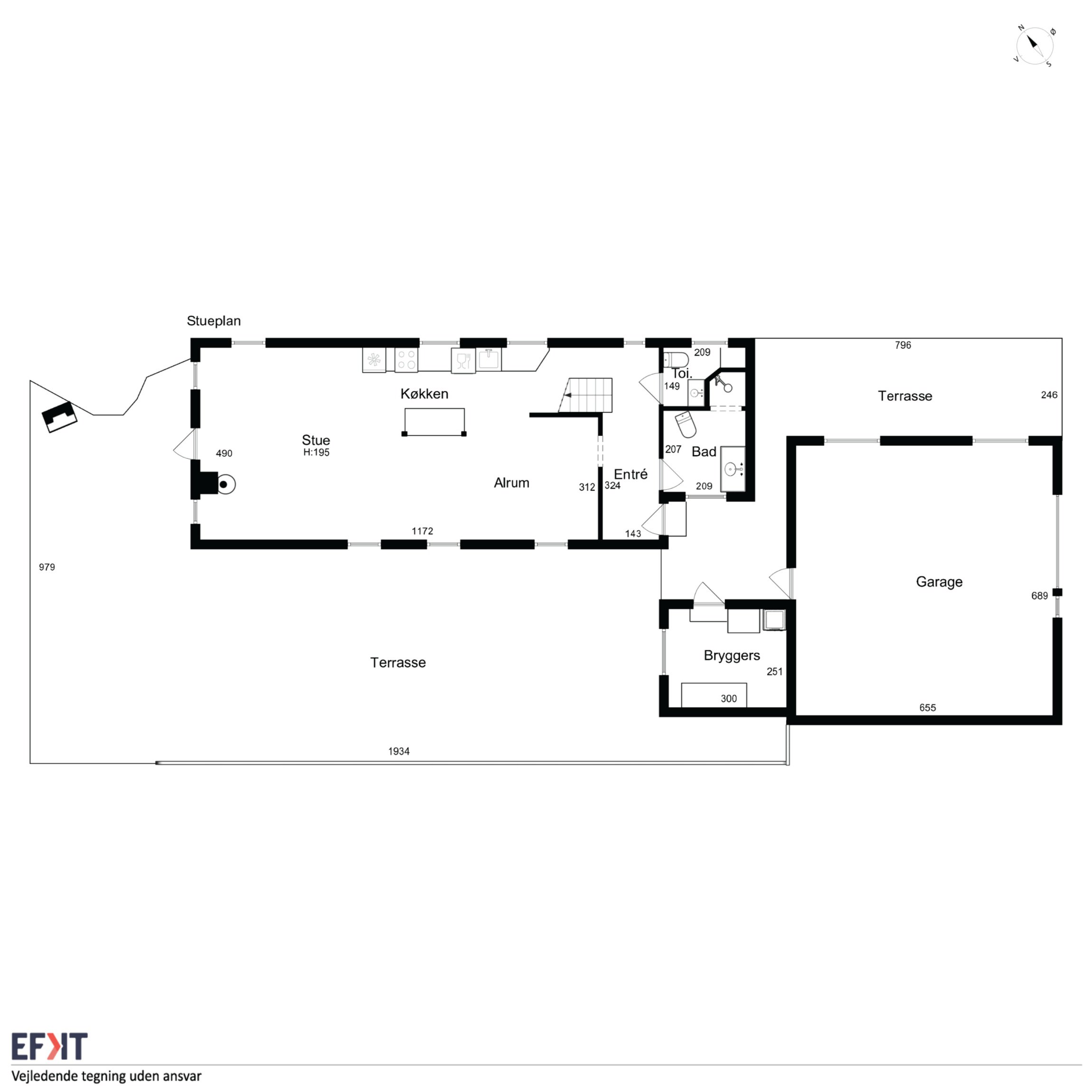 Plantegninger billede af Englebjergvej 37, Rønnebækshuse, 4700 Næstved