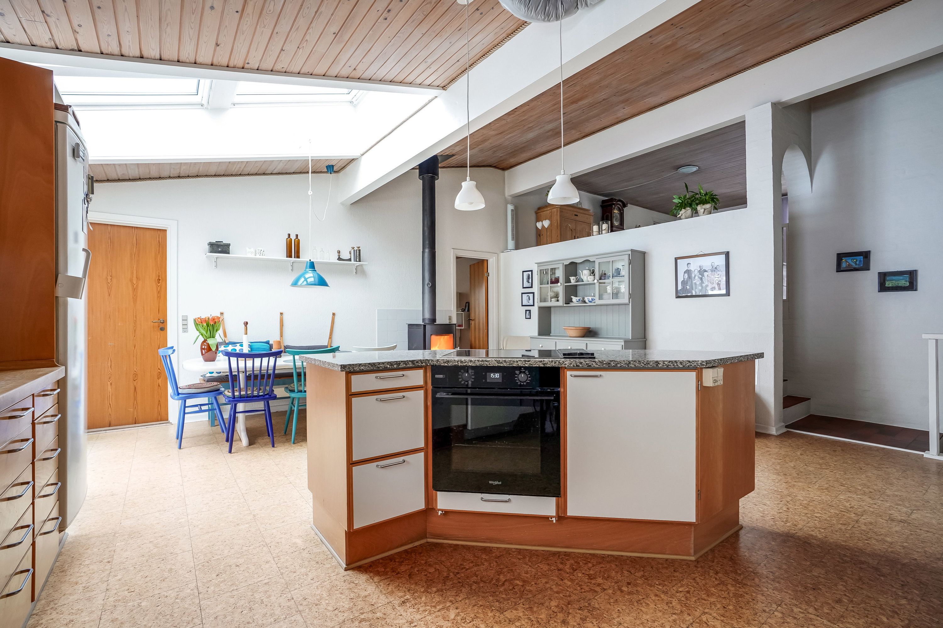 Fremhævet køkken billede i fuldskærmstilstand. Billede af Kærbyvej 29, Asperup, 5466 Asperup