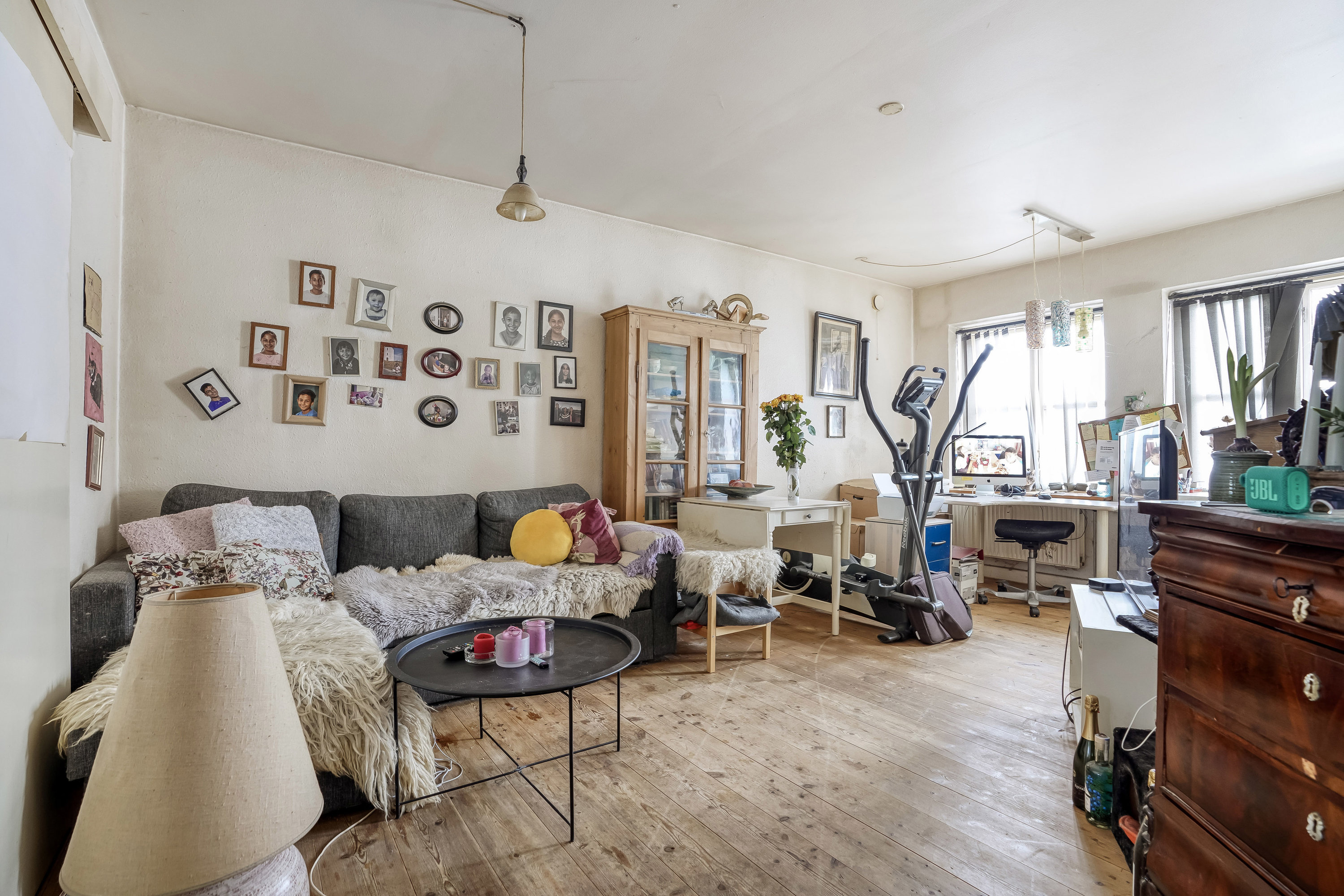 Fremhævet stue billede i fuldskærmstilstand. Billede af Gormsgade 29A, st.. tv., 7300 Jelling