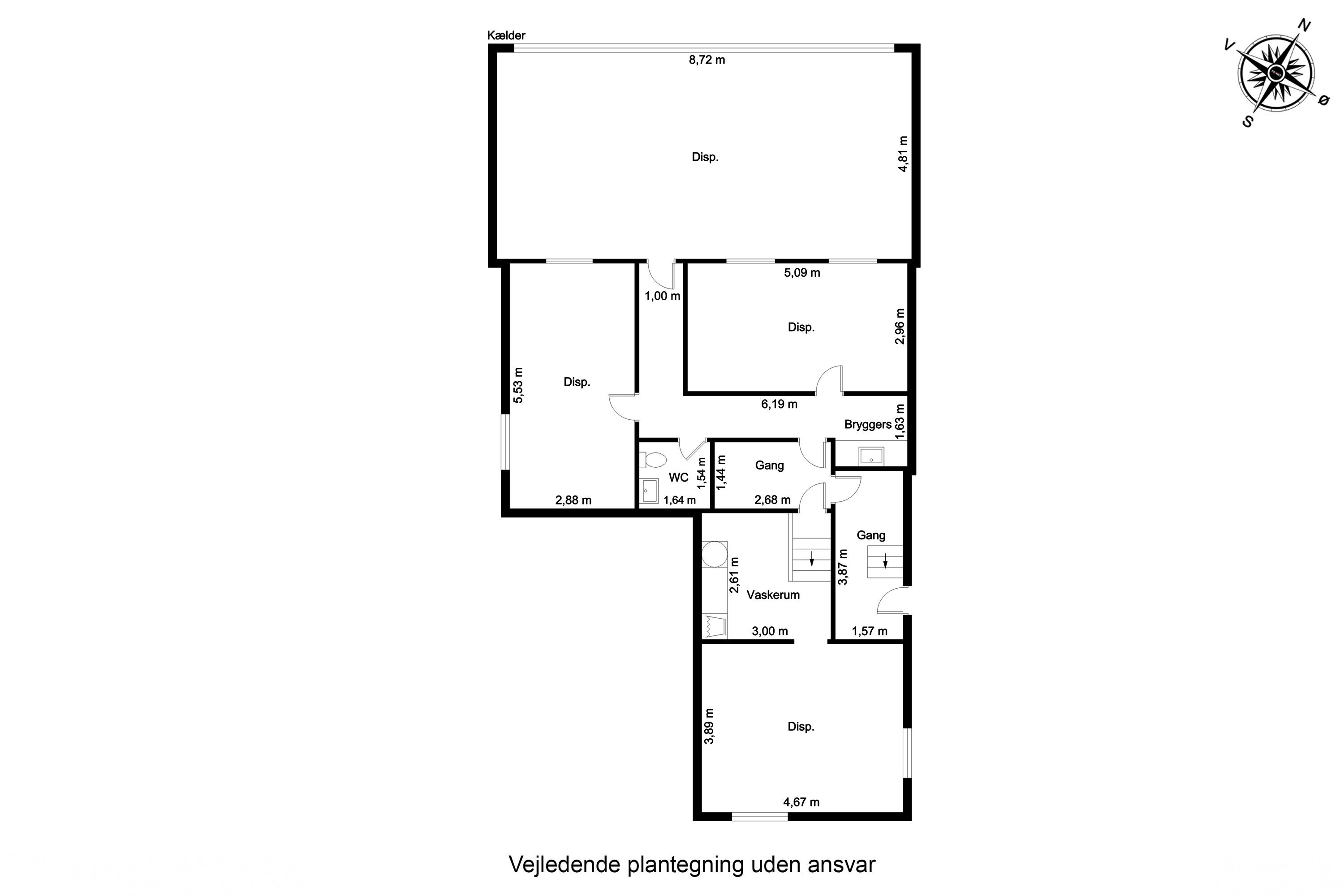 Plantegninger billede af Münstervej 31, Strib, 5500 Middelfart