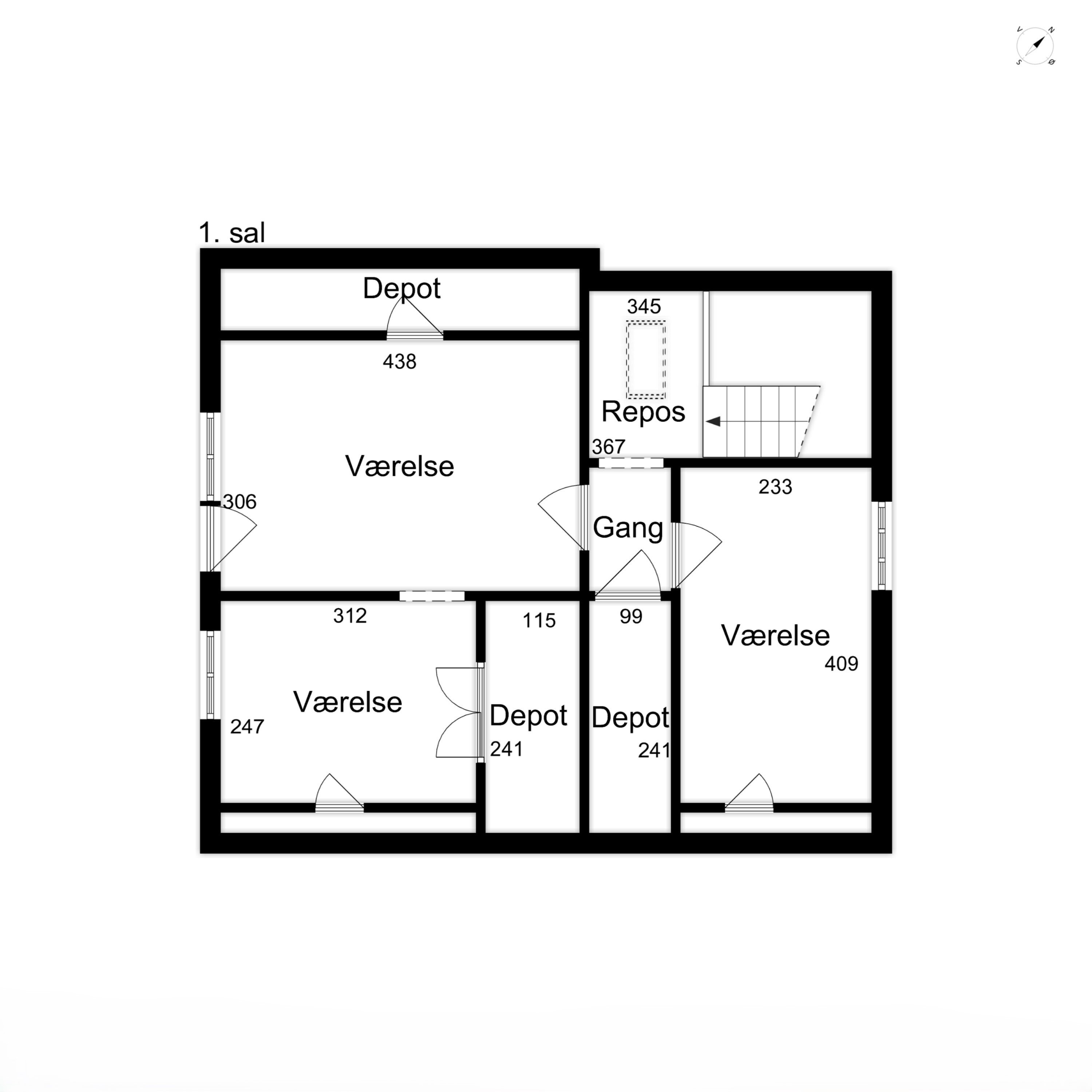 Plantegninger billede af Assensvej 188, Bellinge, 5250 Odense SV