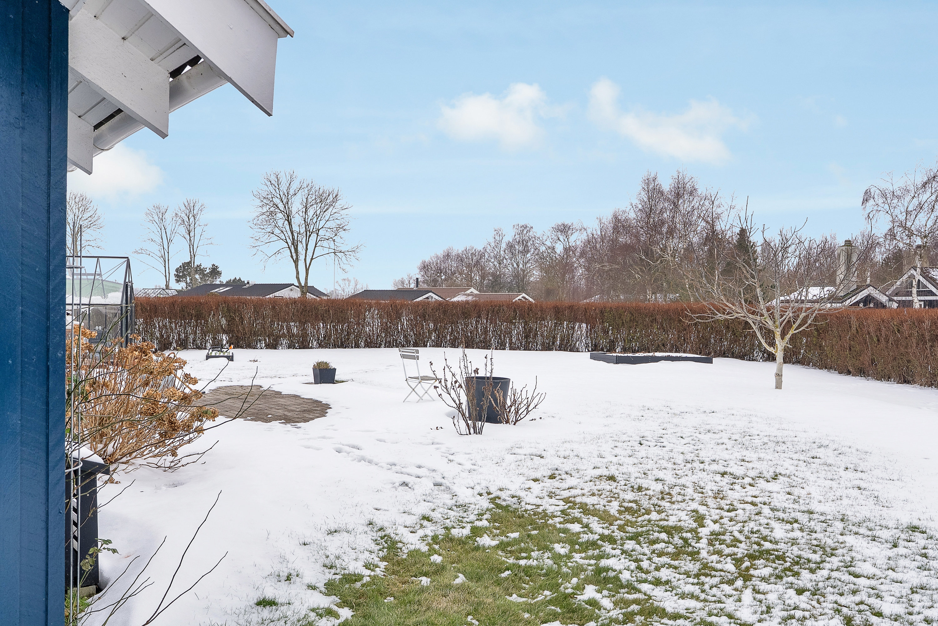 Fremhævet facade billede i fuldskærmstilstand. Billede af Østparken 29, Hasmark Strand, 5450 Otterup