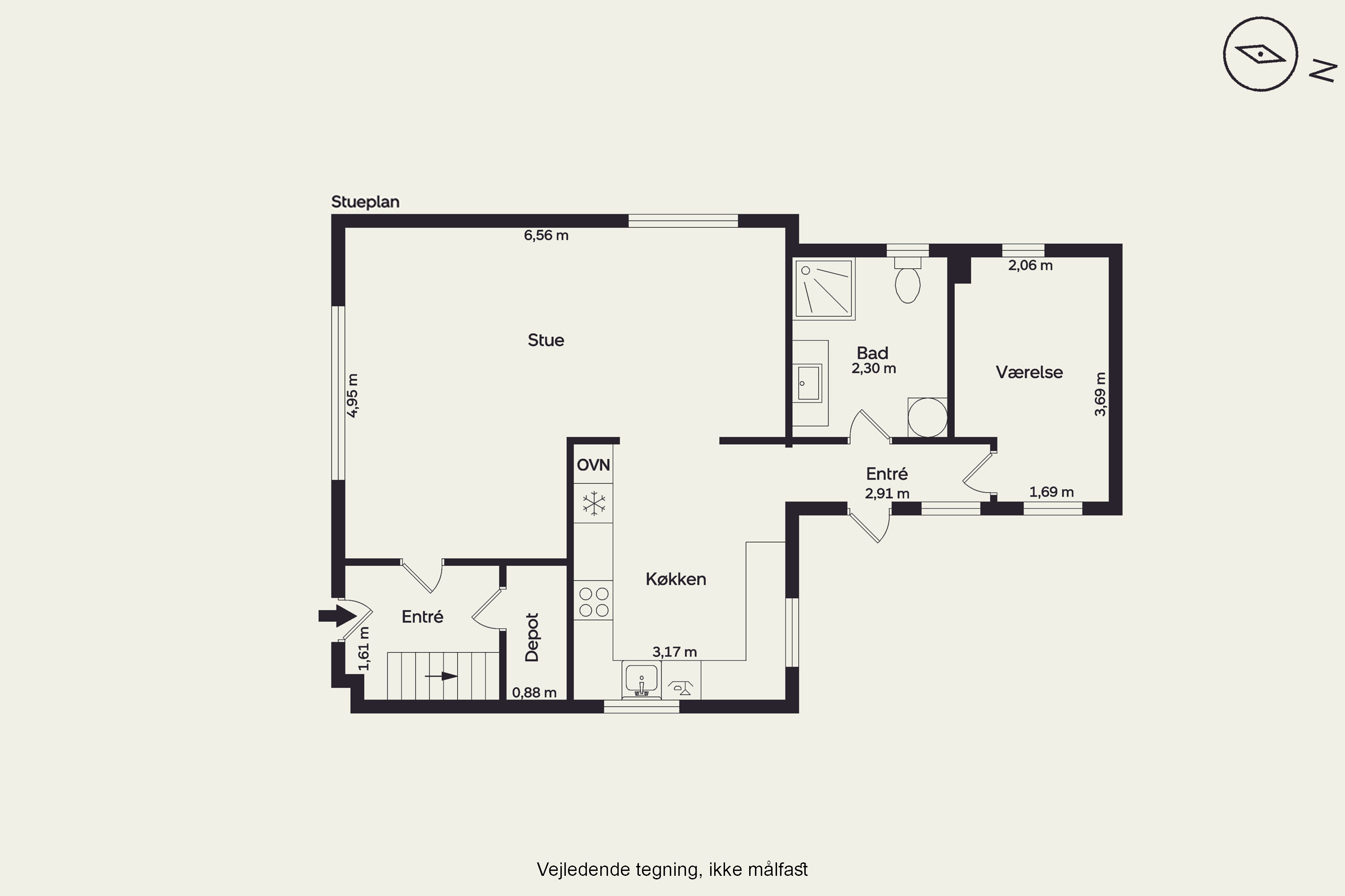 Plantegninger billede af Nygade 2, Vejle, 5672 Broby