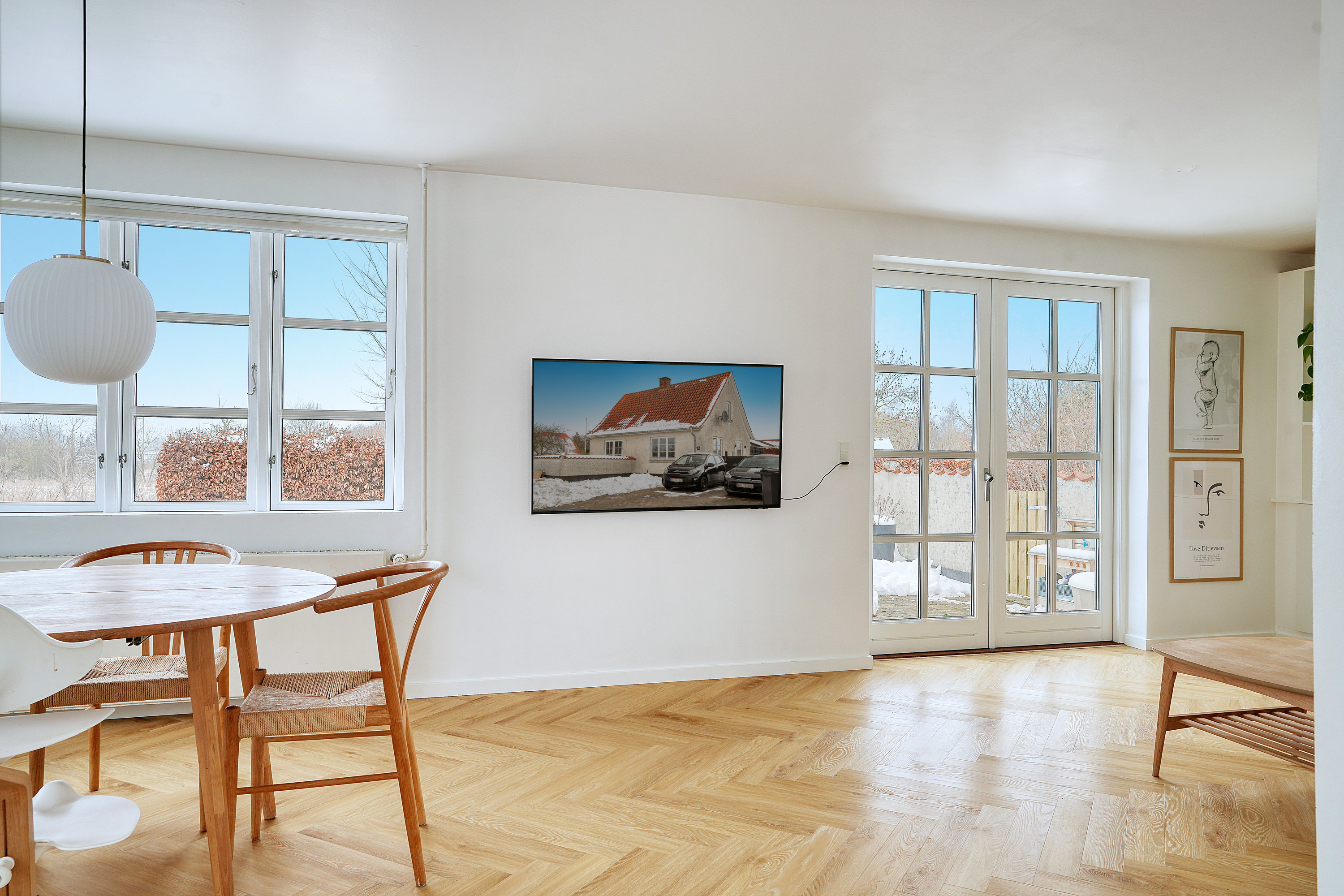Fremhævet spisestue billede i fuldskærmstilstand. Billede af Gammelbrovej 12, 4300 Holbæk