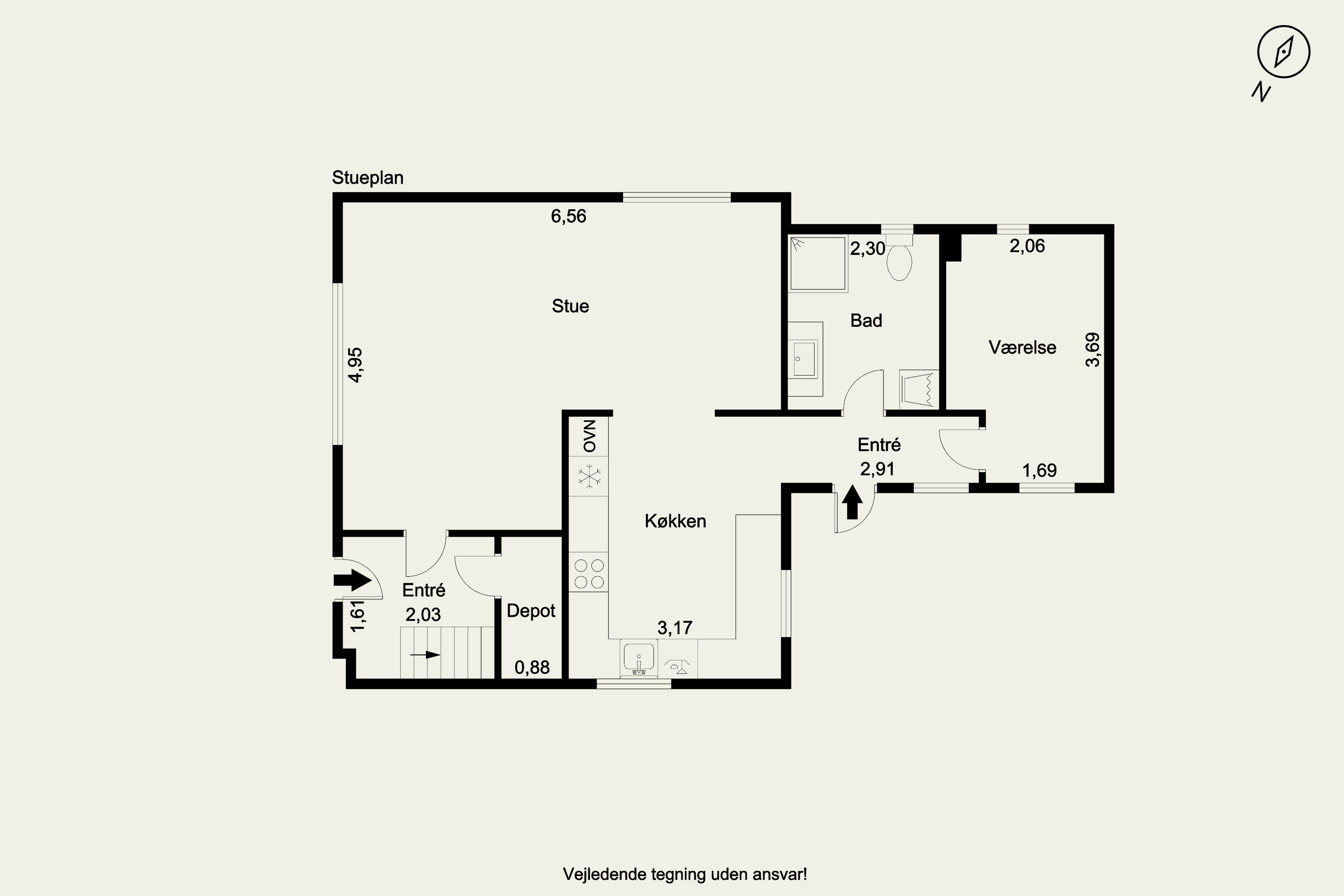 Plantegninger billede af Ny Vestergade 46, Vejle, 5672 Broby