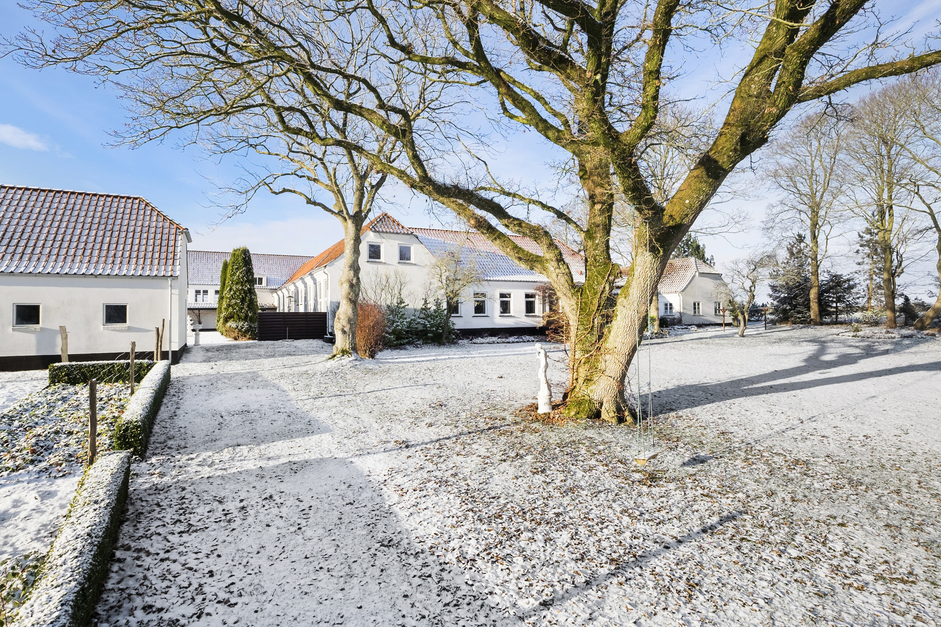 Fremhævet vinter - ejendommen billede i fuldskærmstilstand. Billede af Veggerbyvej 116, Veggerby, 9240 Nibe