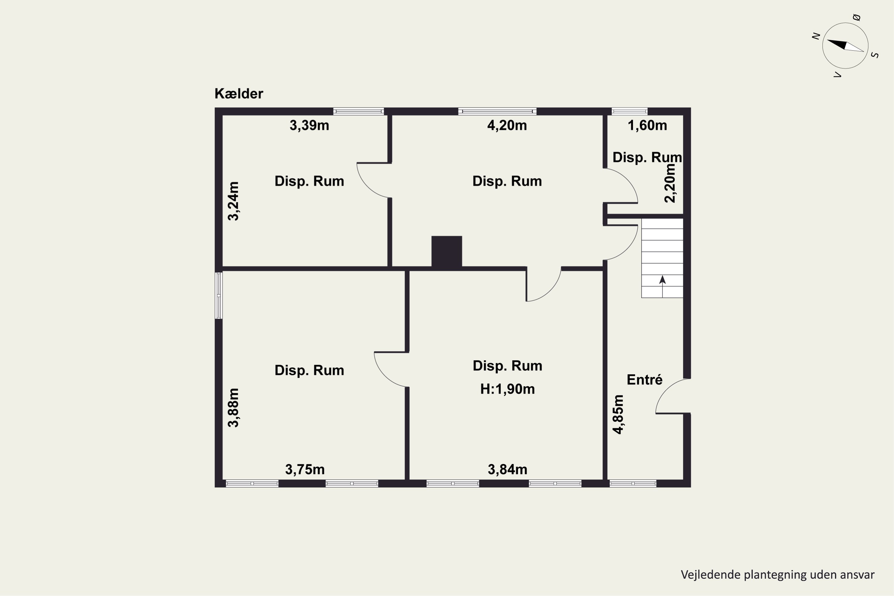 Plantegninger billede af Bystedvej 16, Durup, 7870 Roslev