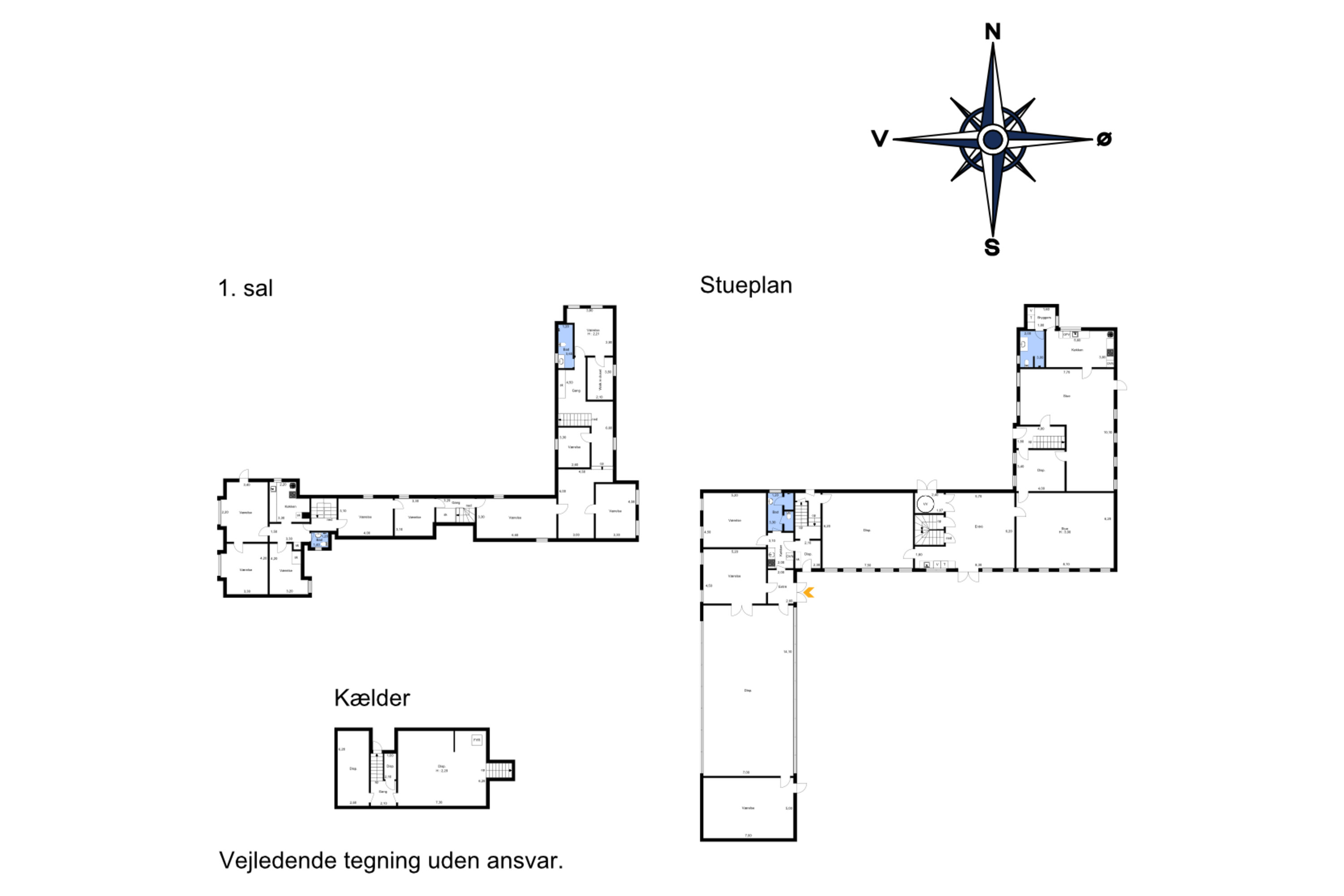 Plantegninger billede af Veggerbyvej 116, Veggerby, 9240 Nibe
