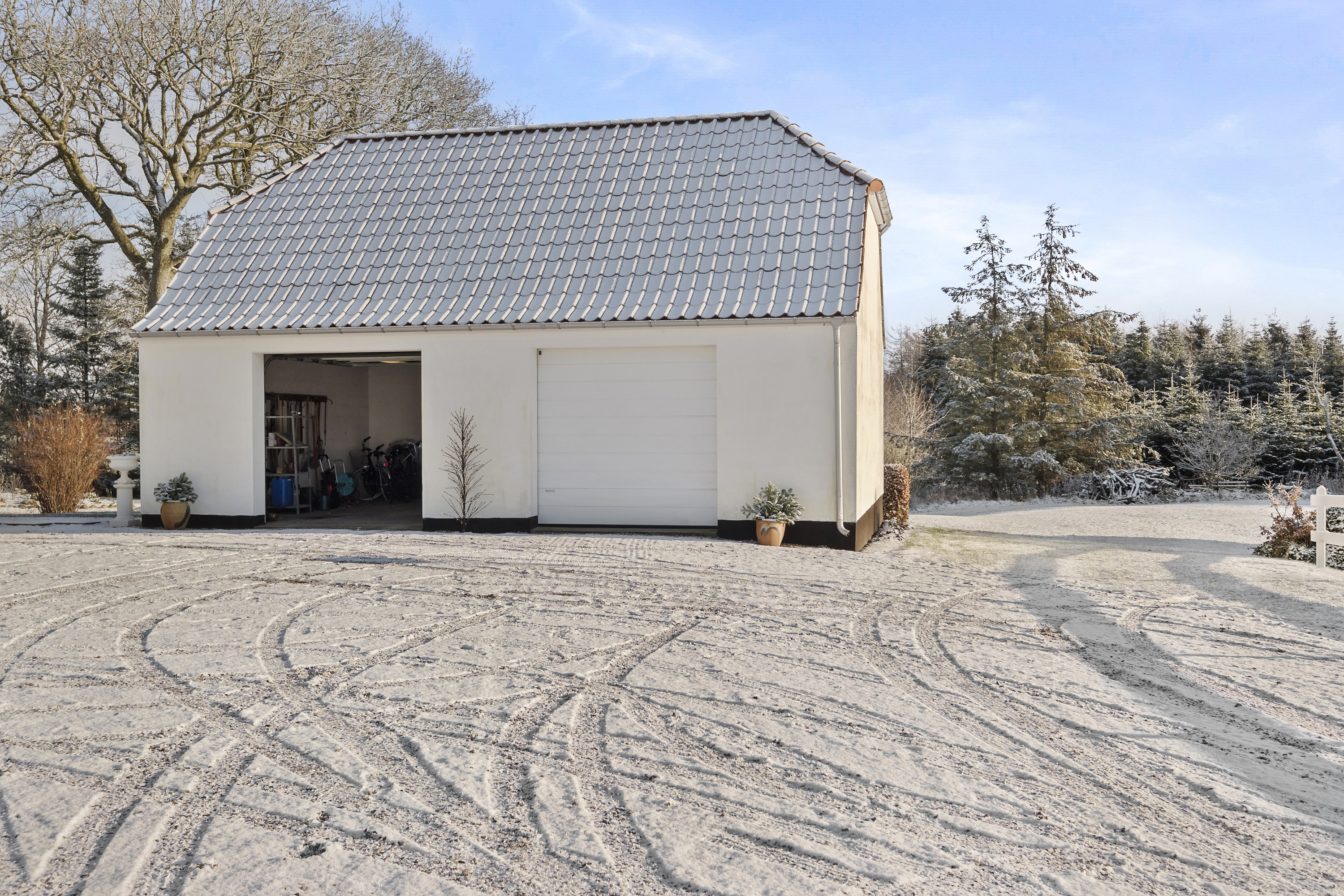 Fremhævet vinter - ejendommen billede i fuldskærmstilstand. Billede af Veggerbyvej 116, Veggerby, 9240 Nibe