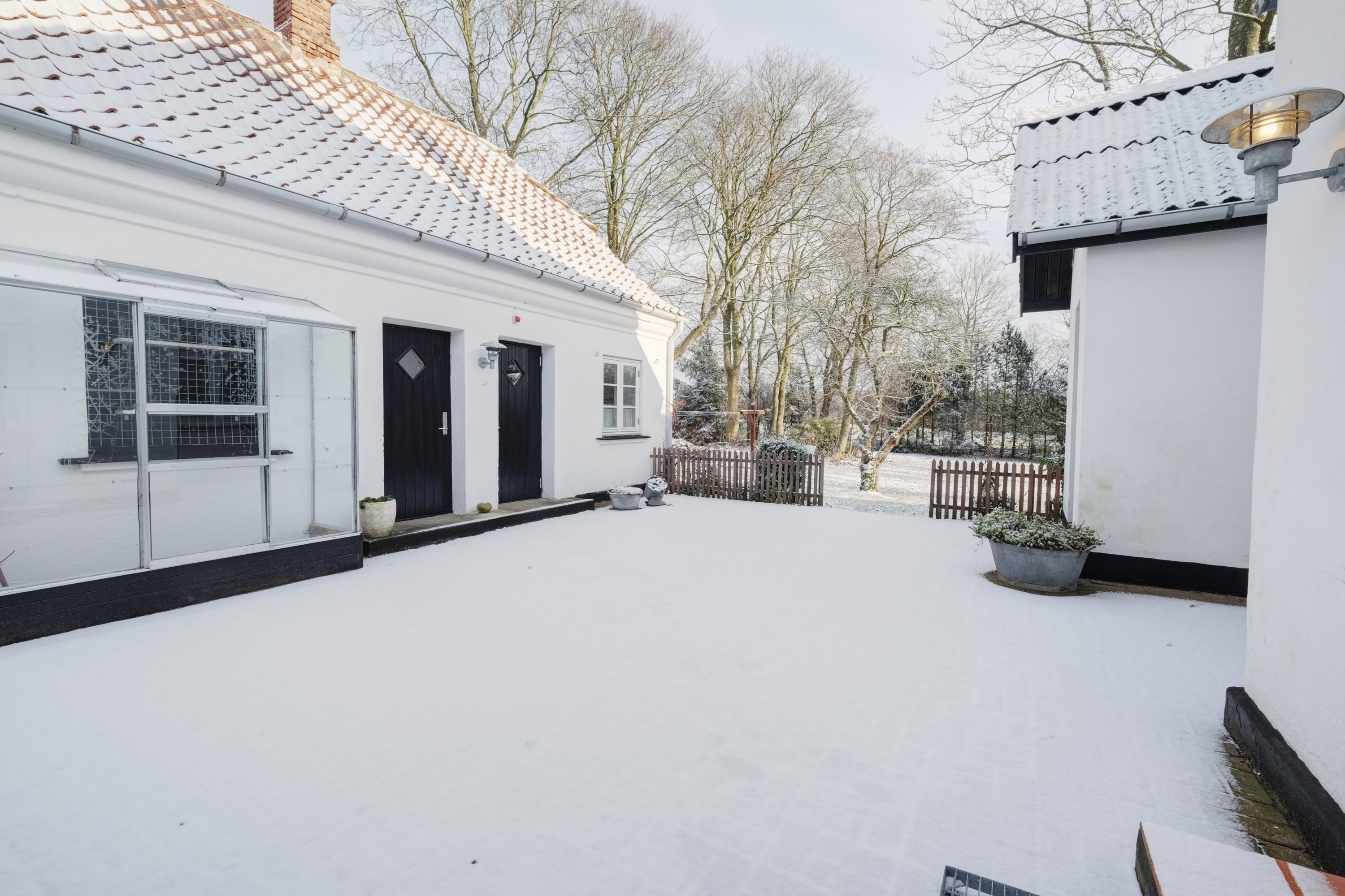 Fremhævet vinter - ejendommen billede i fuldskærmstilstand. Billede af Veggerbyvej 116, Veggerby, 9240 Nibe