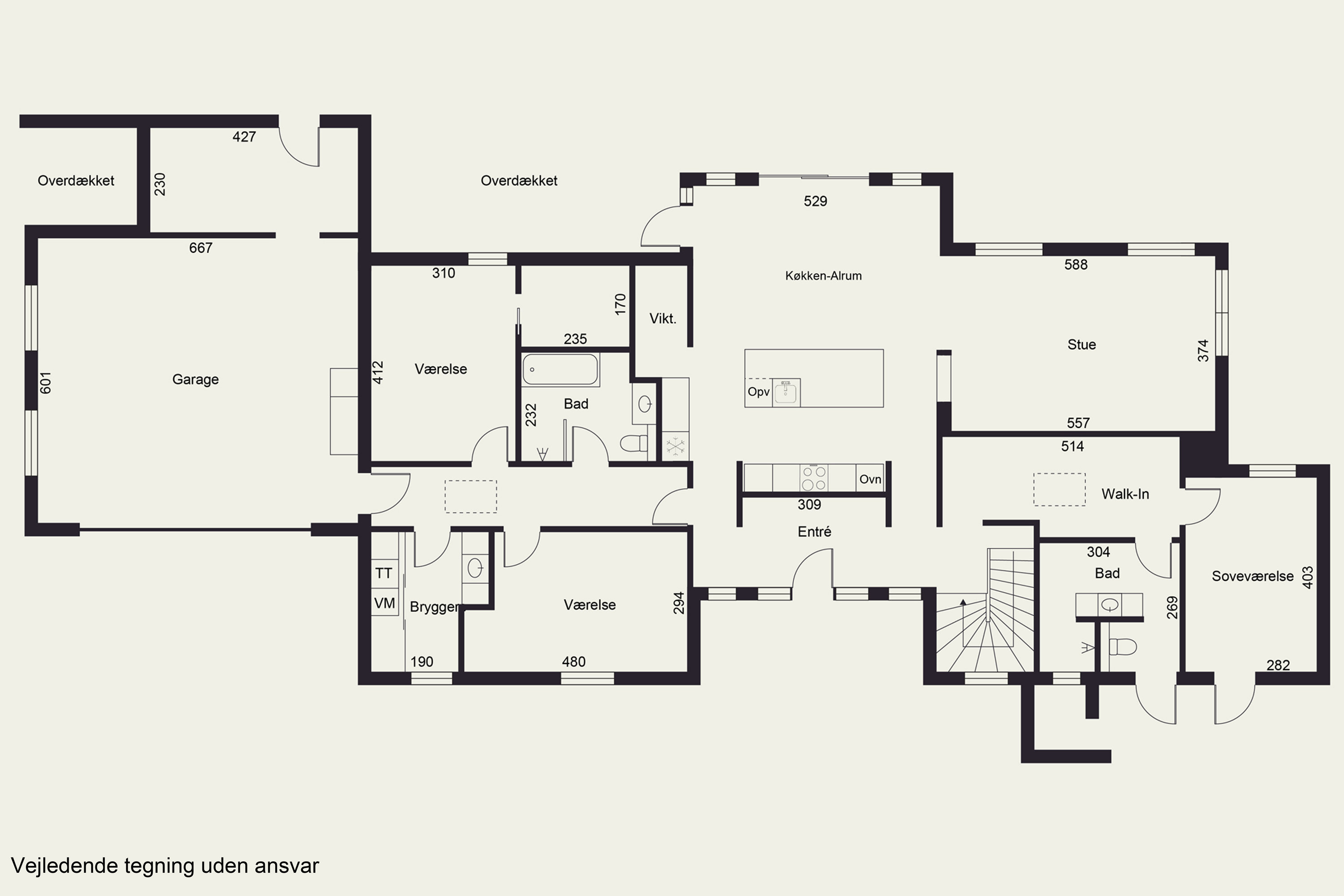 Plantegninger billede af Egebjergvej 83, 8220 Brabrand