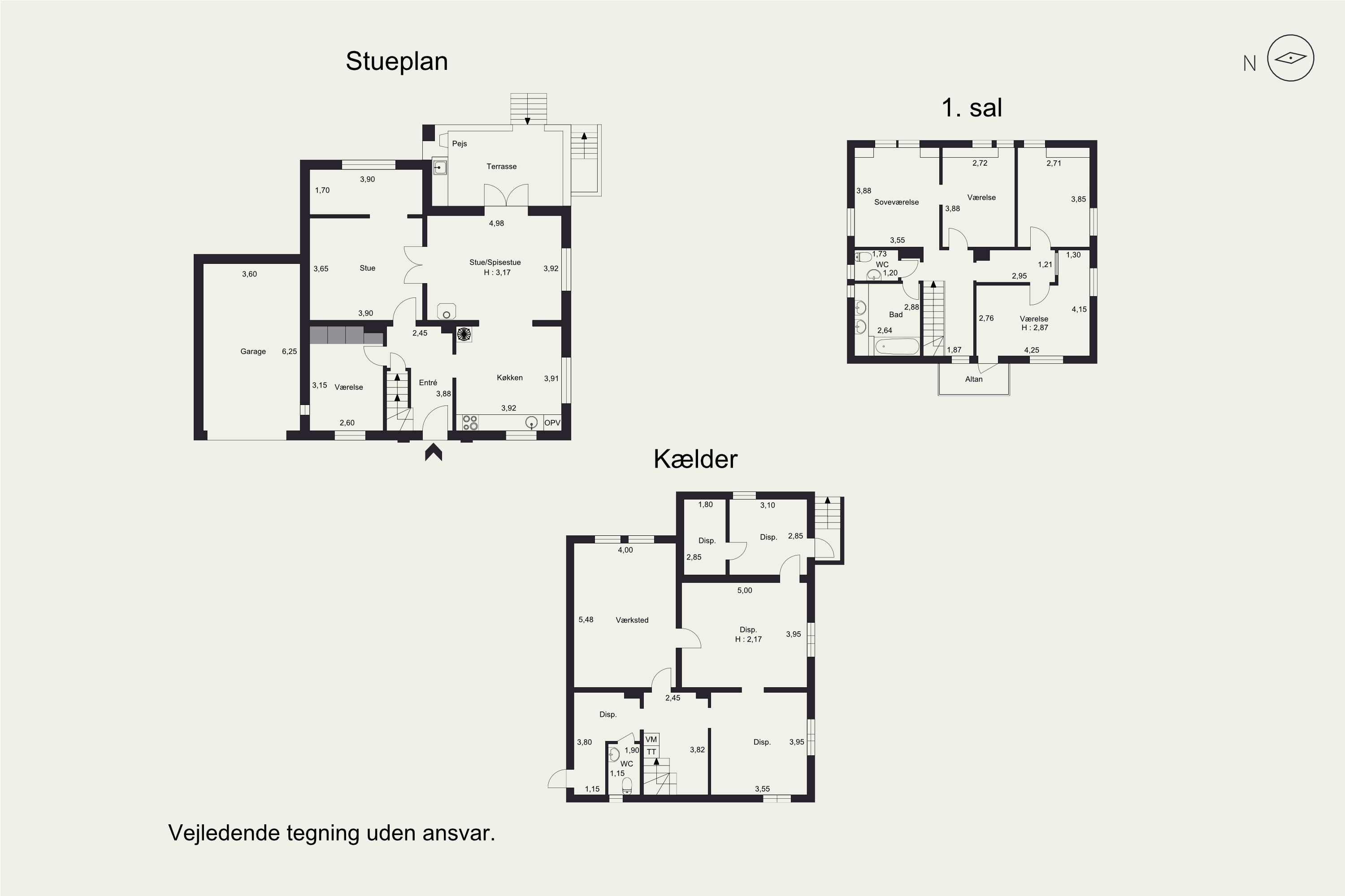 Plantegninger billede af Efterårsvej 2, 2920 Charlottenlund
