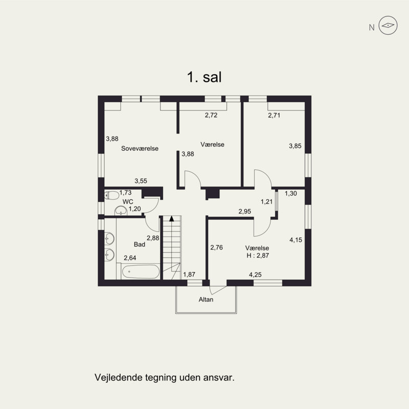 Plantegninger billede af Efterårsvej 2, 2920 Charlottenlund