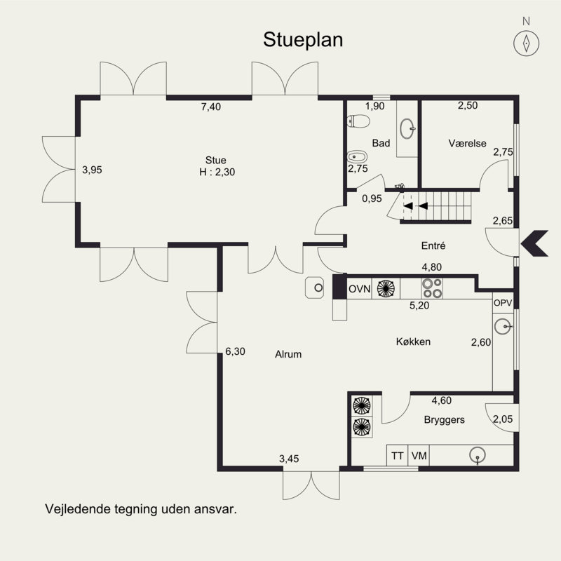 Plantegninger billede af Vestergårdsvej 25, Boulstrup, 8300 Odder