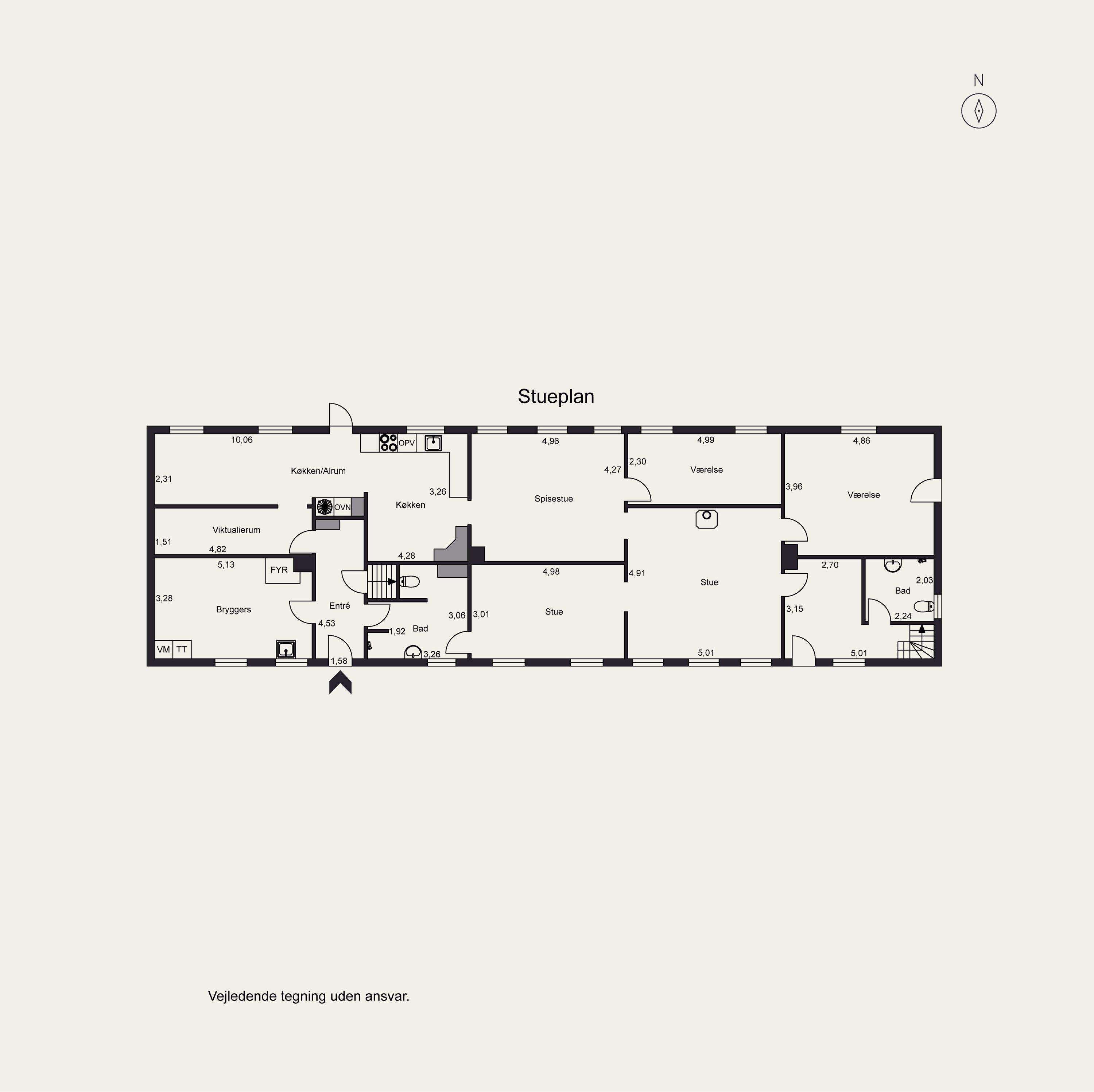 Plantegninger billede af Uhrevej 3, 6862 Tistrup
