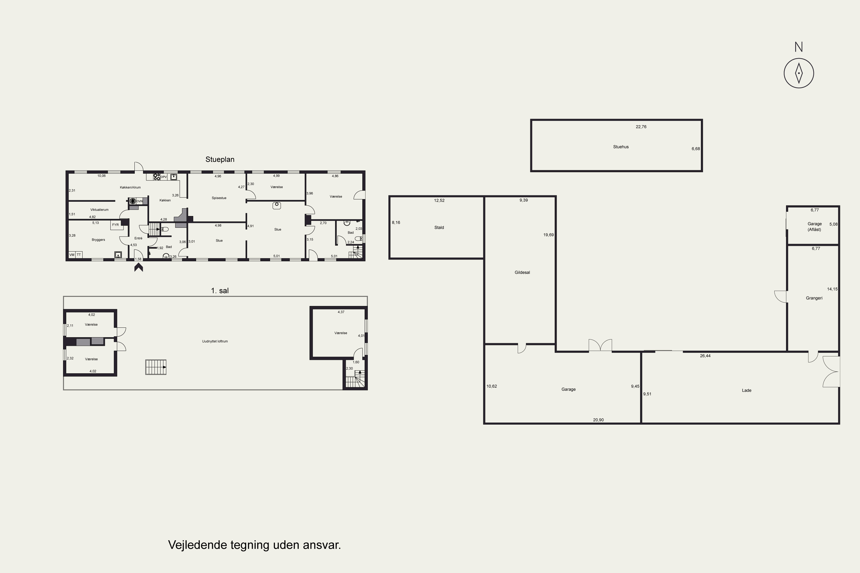 Plantegninger billede af Uhrevej 3, 6862 Tistrup