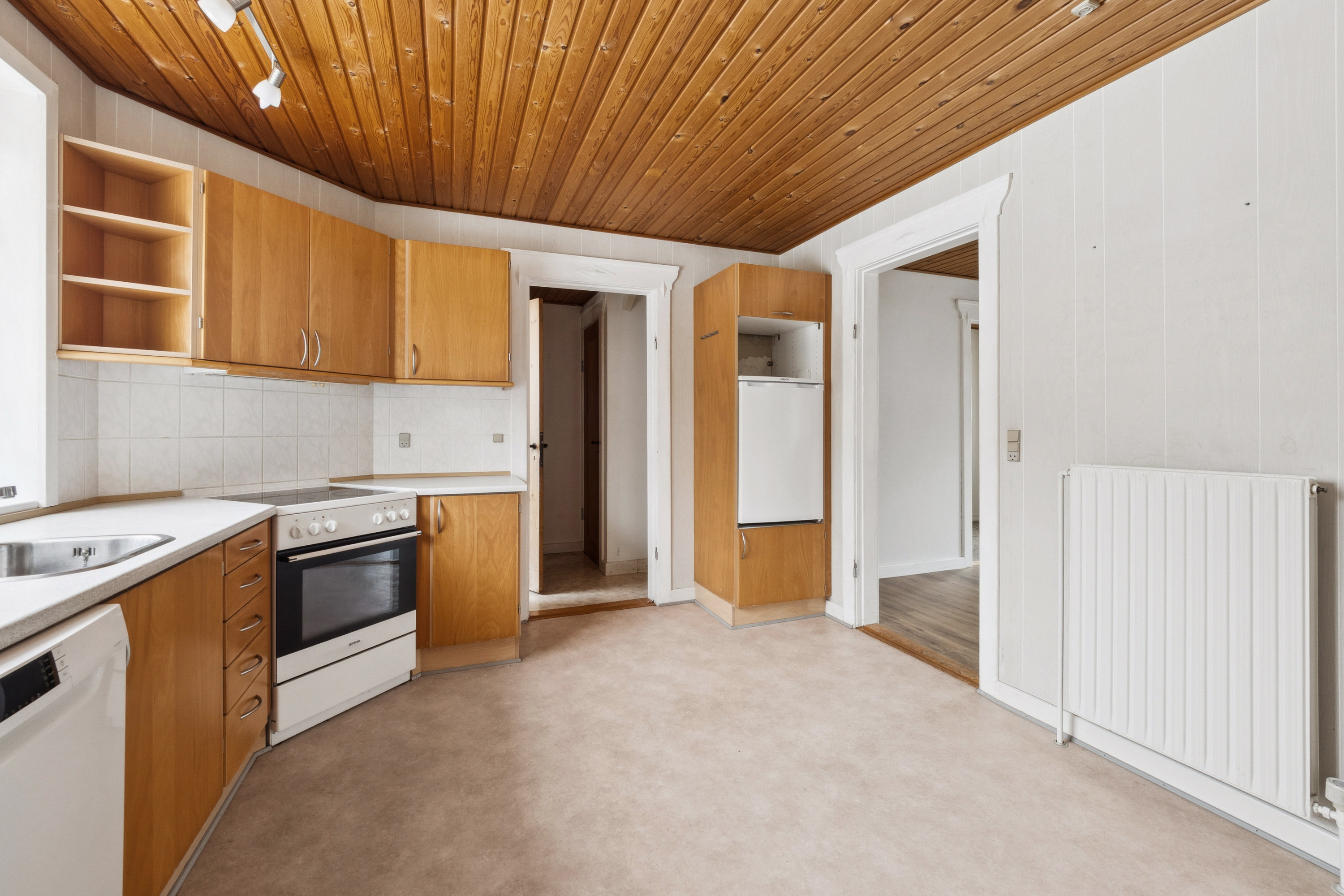 Fremhævet køkken billede i fuldskærmstilstand. Billede af Bystedvej 16, Durup, 7870 Roslev