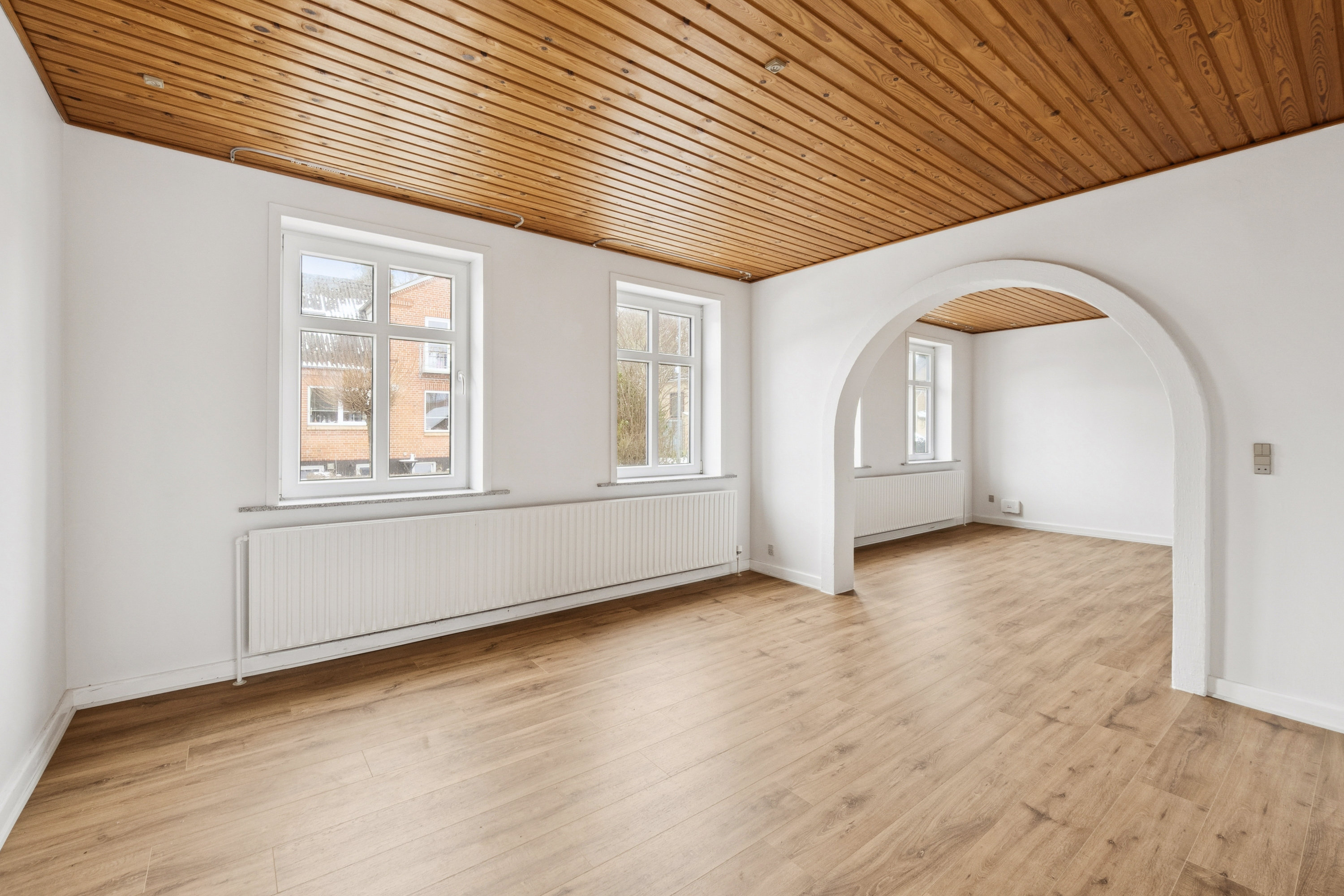 Fremhævet stue billede i fuldskærmstilstand. Billede af Bystedvej 16, Durup, 7870 Roslev