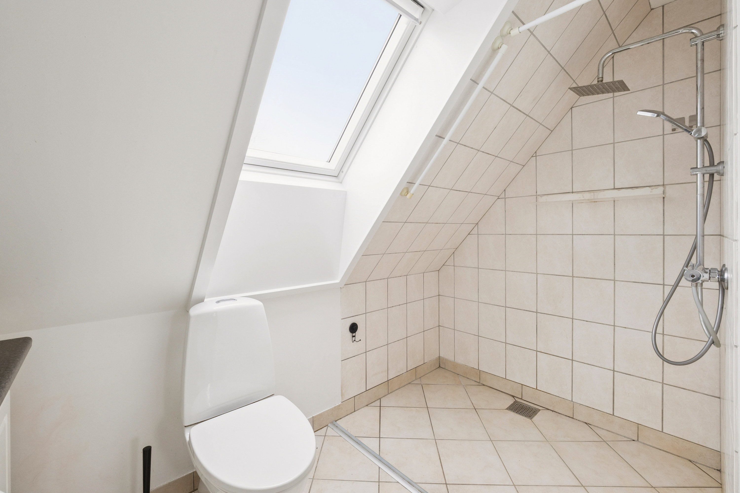 Fremhævet badeværelse billede i fuldskærmstilstand. Billede af Bystedvej 16, Durup, 7870 Roslev