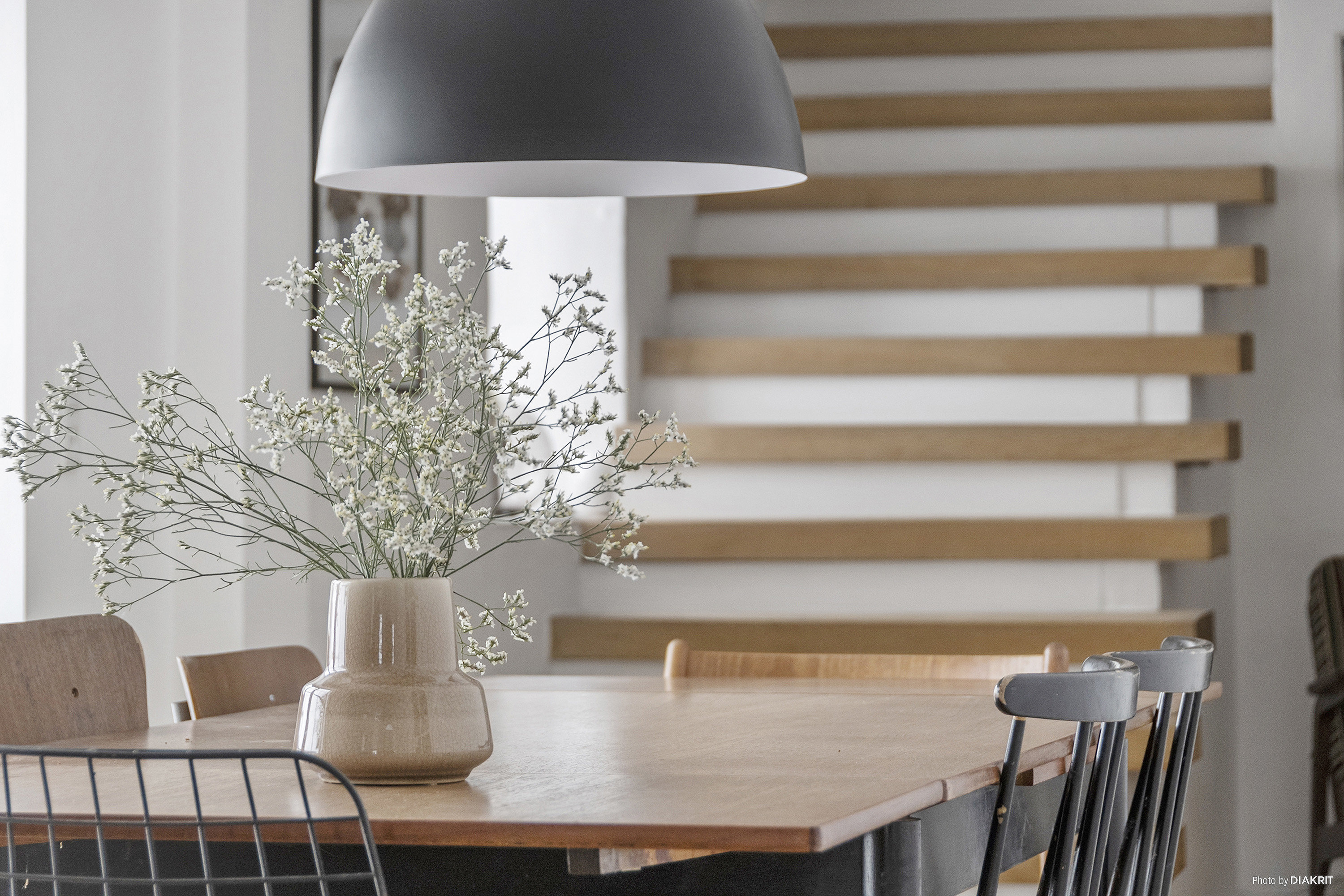 Fremhævet spisestue billede i fuldskærmstilstand. Billede af Dyngby Møllevej 21, Dyngby, 8300 Odder