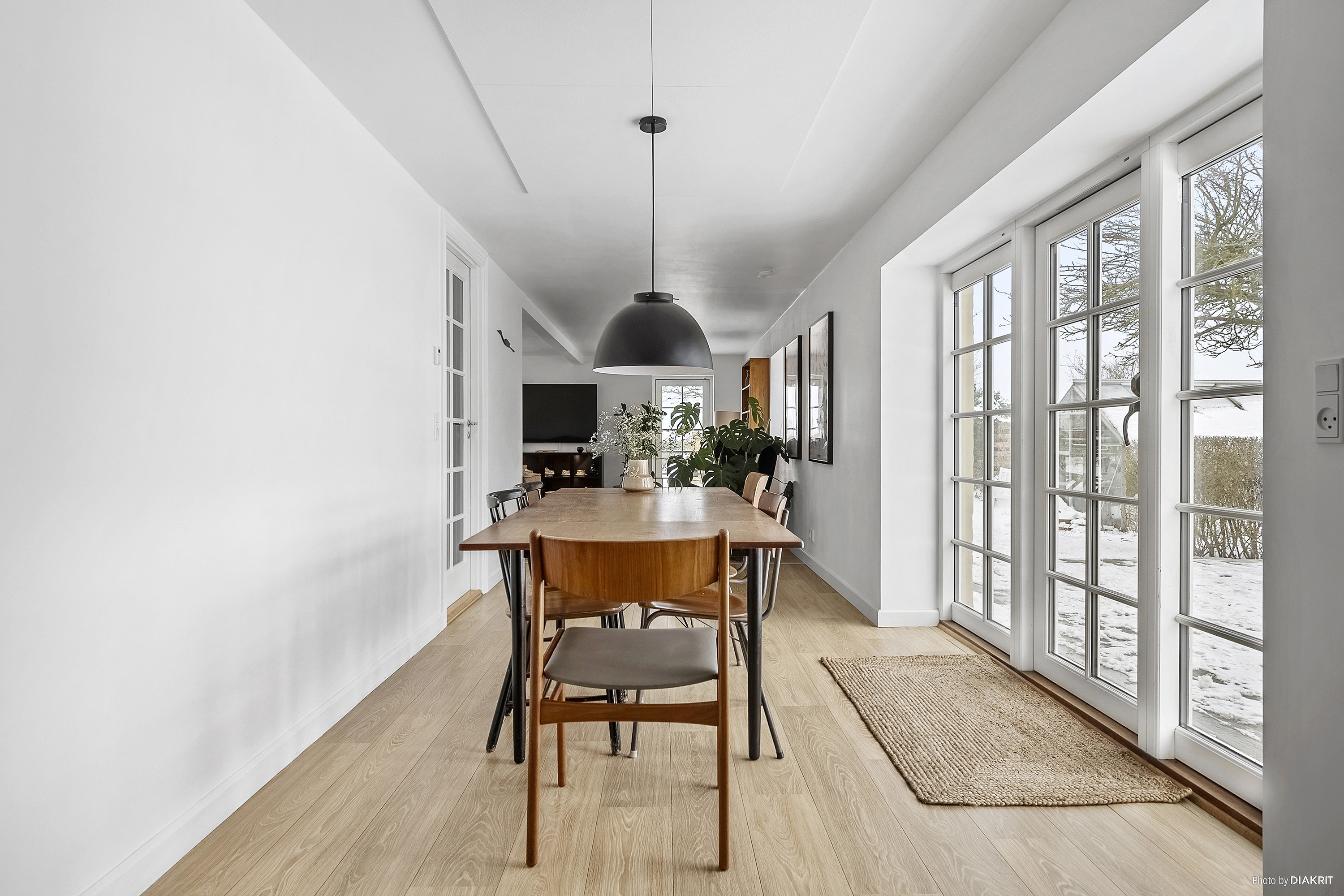 Fremhævet spisestue billede i fuldskærmstilstand. Billede af Dyngby Møllevej 21, Dyngby, 8300 Odder