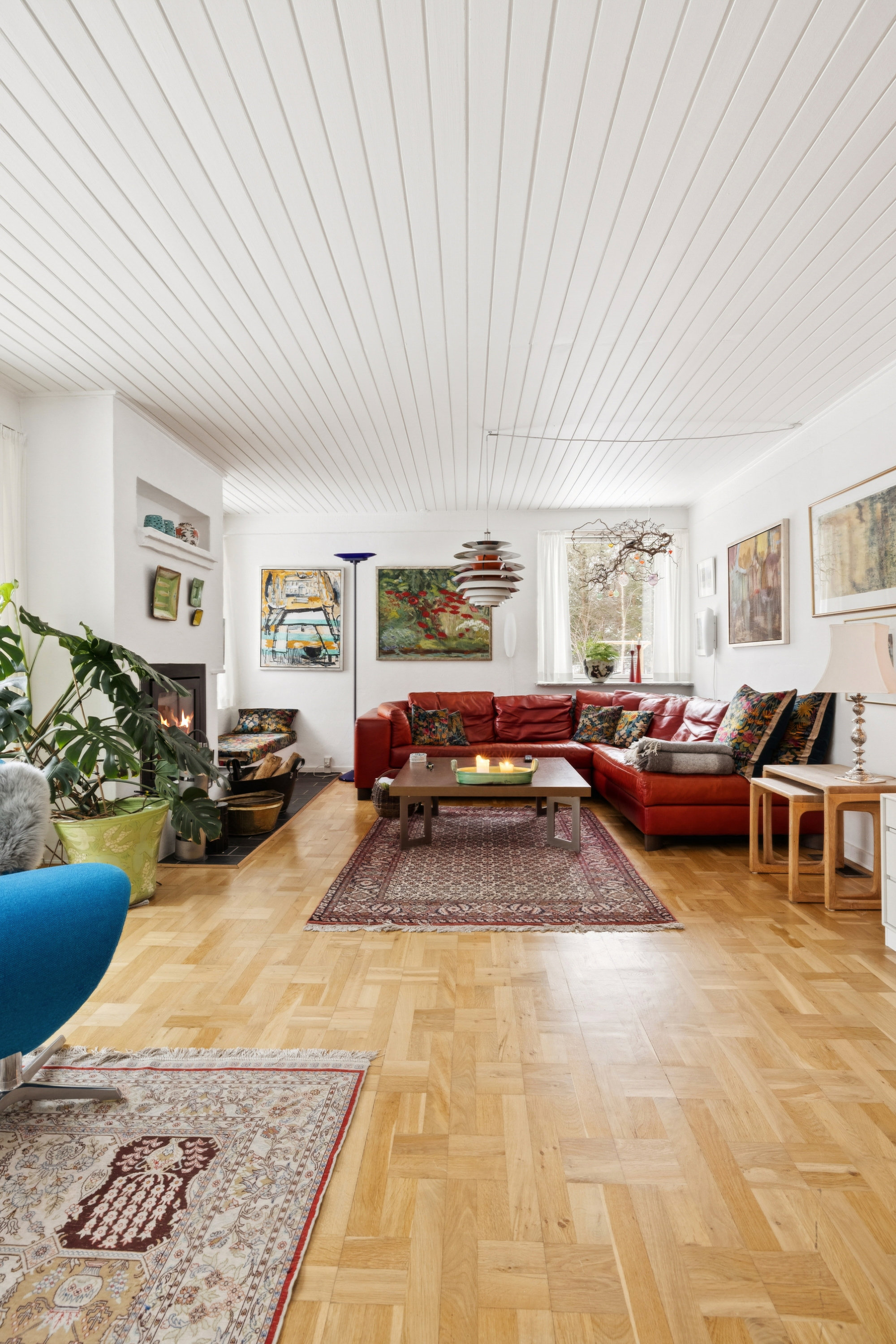 Fremhævet stue billede i fuldskærmstilstand. Billede af Sommerlyst 91, 8500 Grenaa