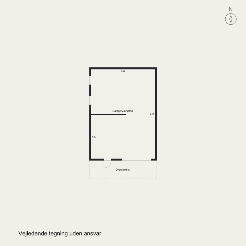 Plantegninger billede af Tværgade 16, 6621 Gesten