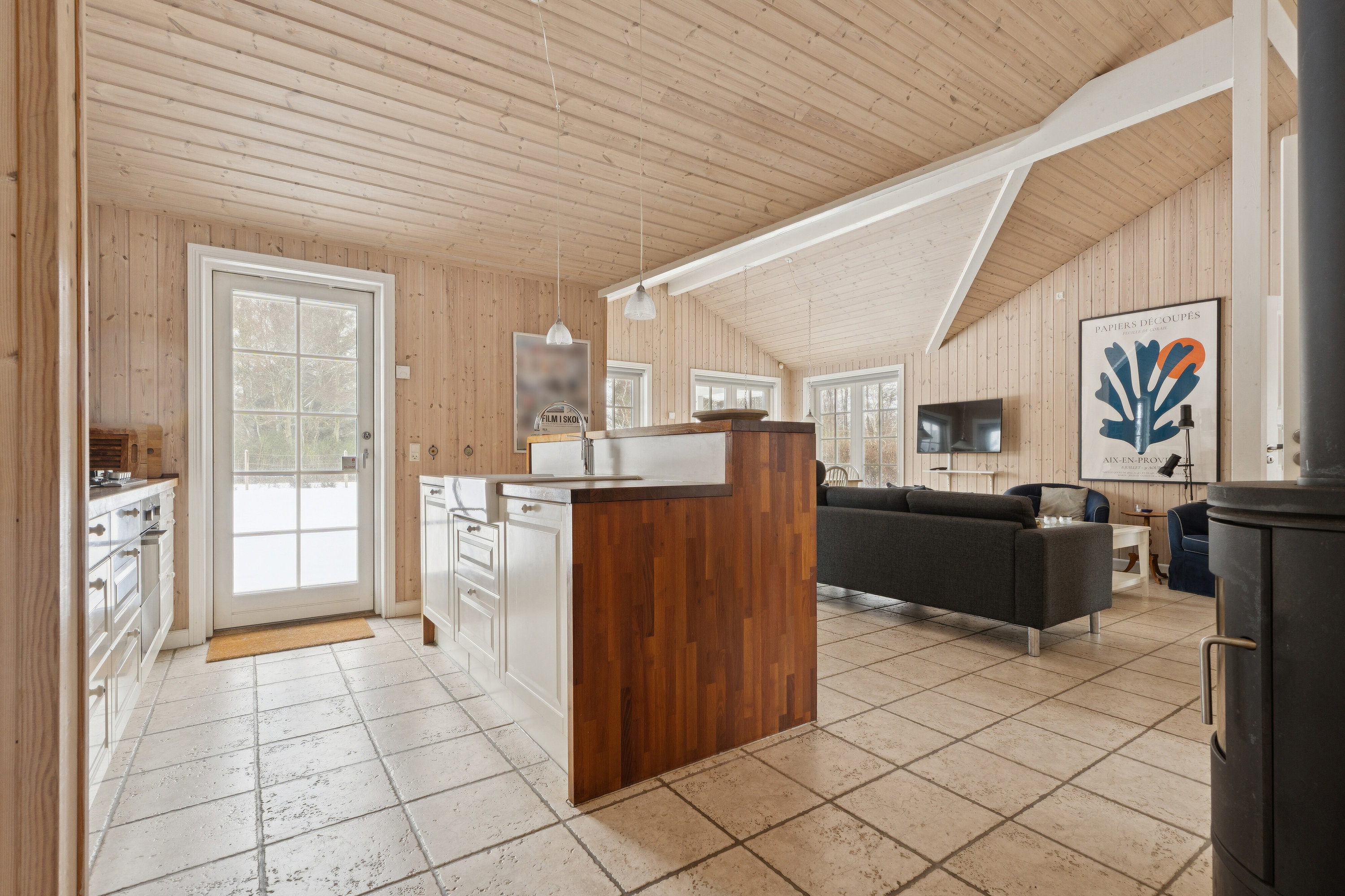 Fremhævet stue billede i fuldskærmstilstand. Billede af Gyvelvænget 27, Spodsbj Drej, 5900 Rudkøbing