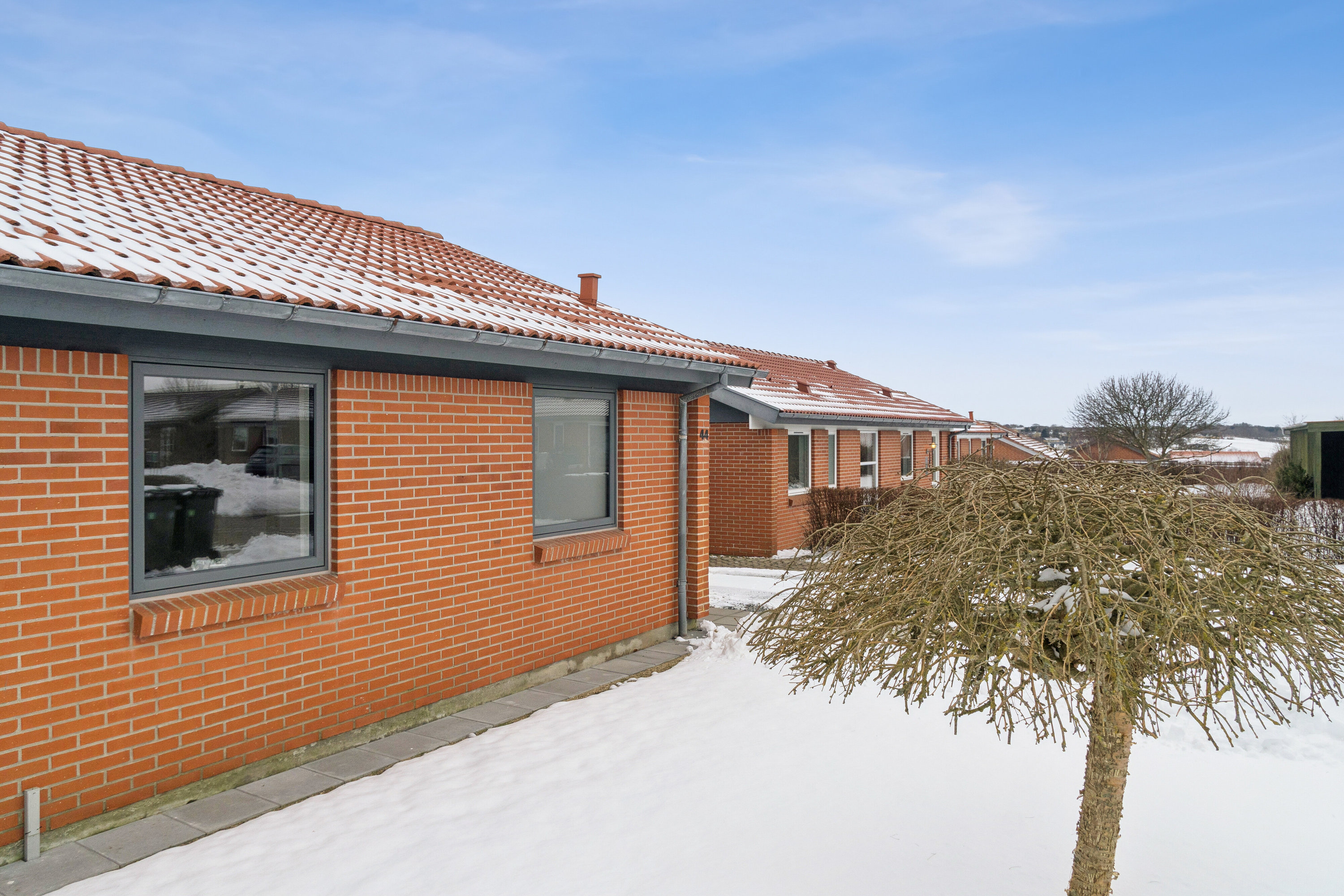 Fremhævet set fra haven billede i fuldskærmstilstand. Billede af Nørrevænge 44, 7700 Thisted