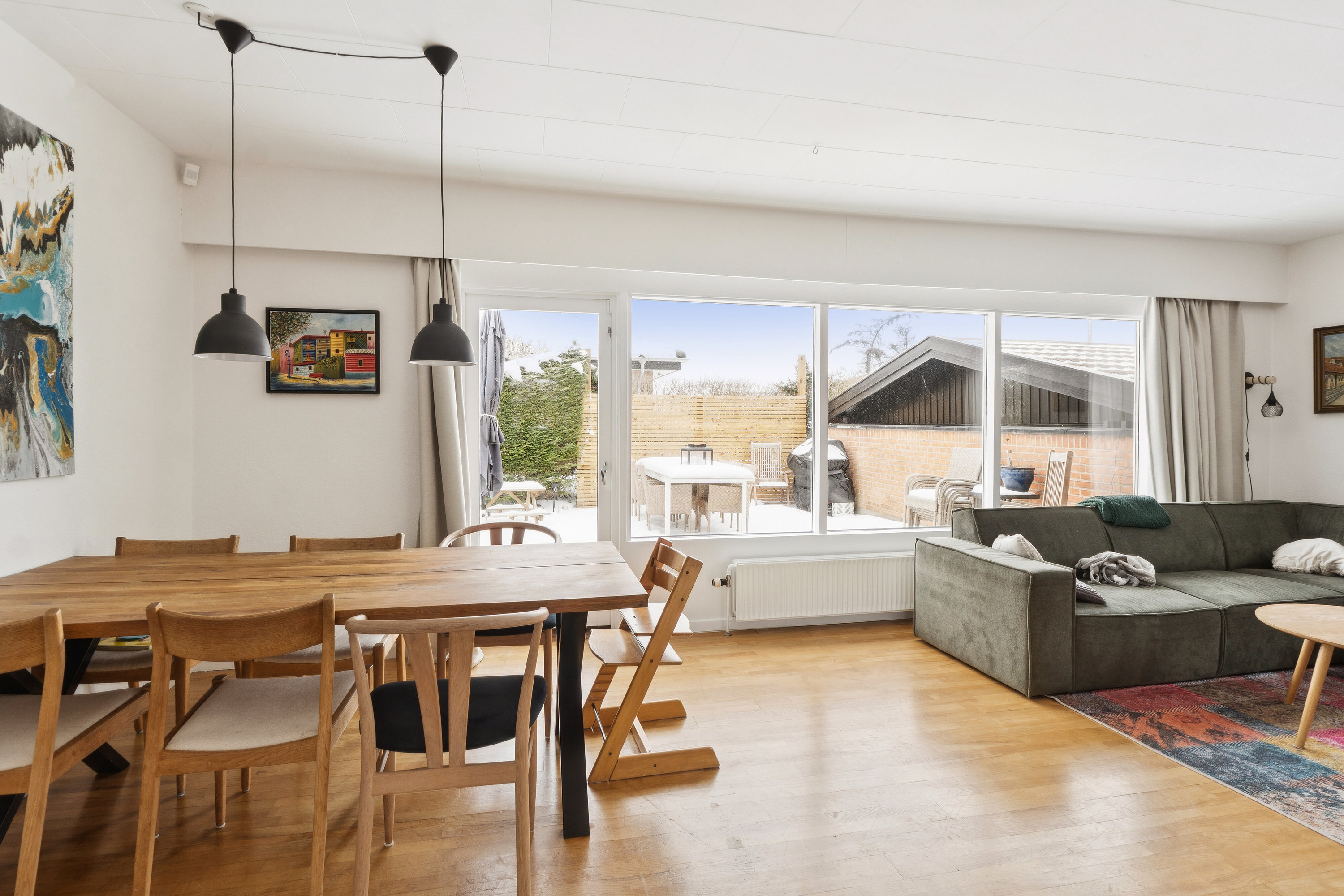 Fremhævet spisestue billede i fuldskærmstilstand. Billede af Hejrevej 62, 4000 Roskilde