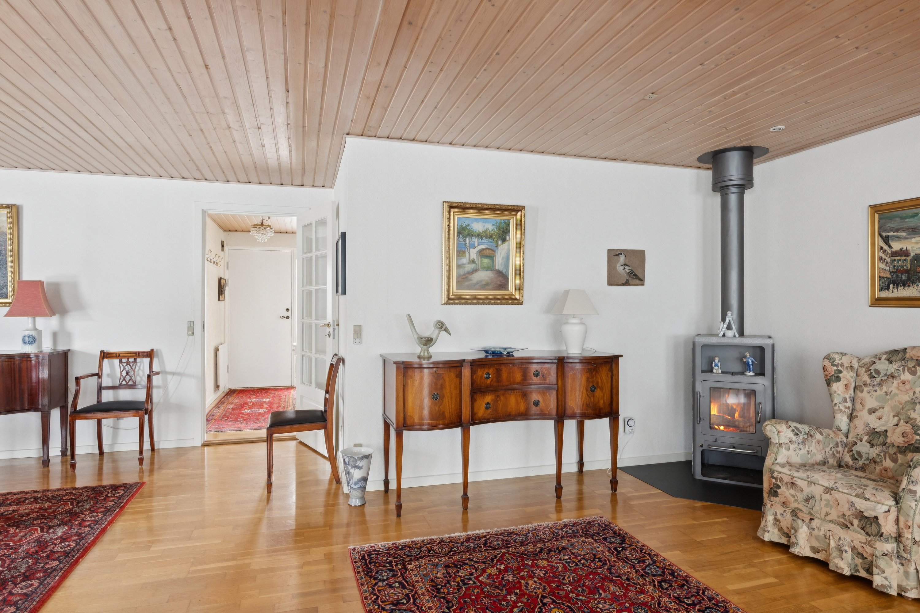 Fremhævet gang billede i fuldskærmstilstand. Billede af Rysagervej 18, 4690 Haslev