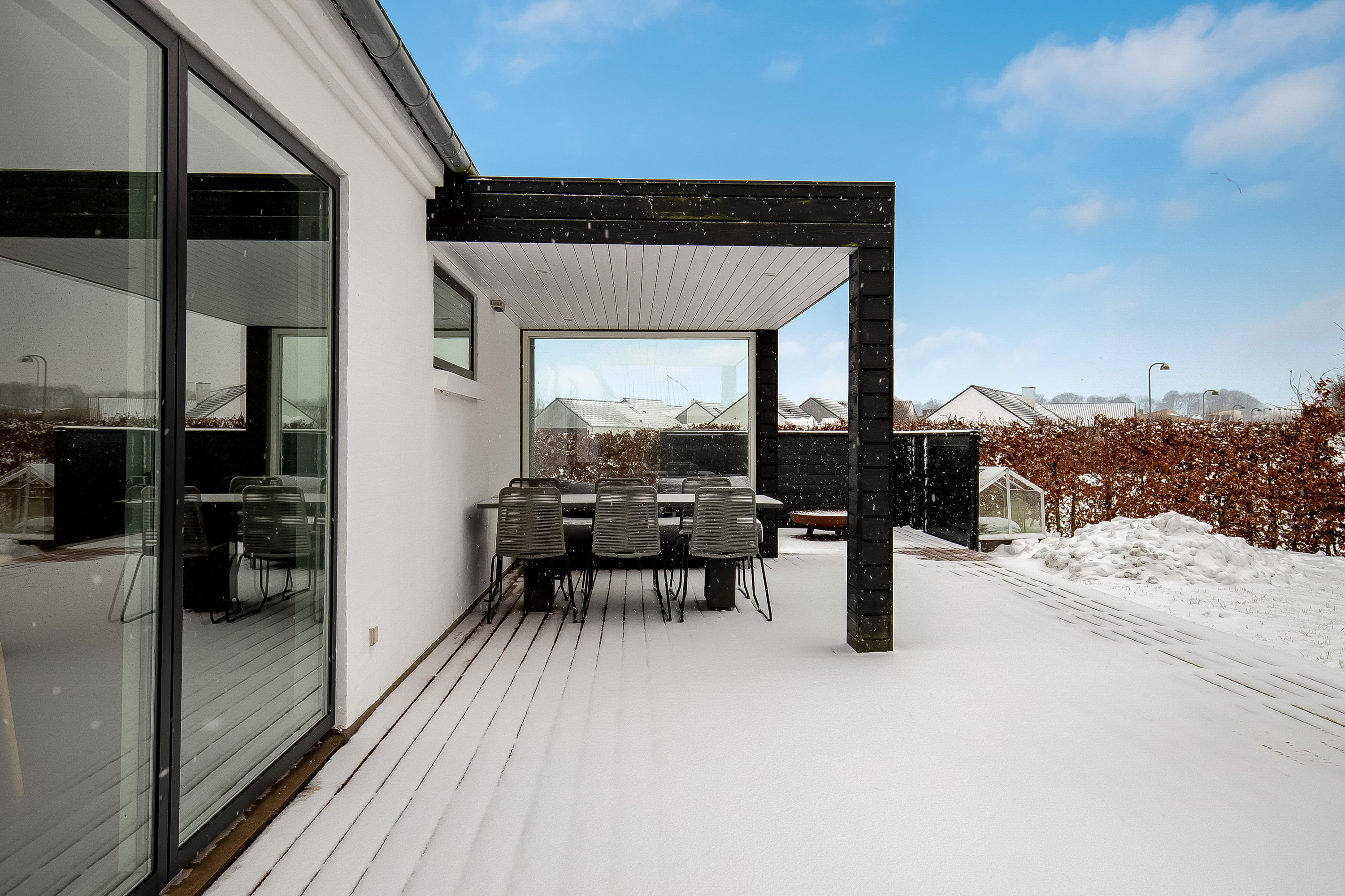 Fremhævet terrasse billede i fuldskærmstilstand. Billede af Sejerøvænget 2, Drejens, 6000 Kolding