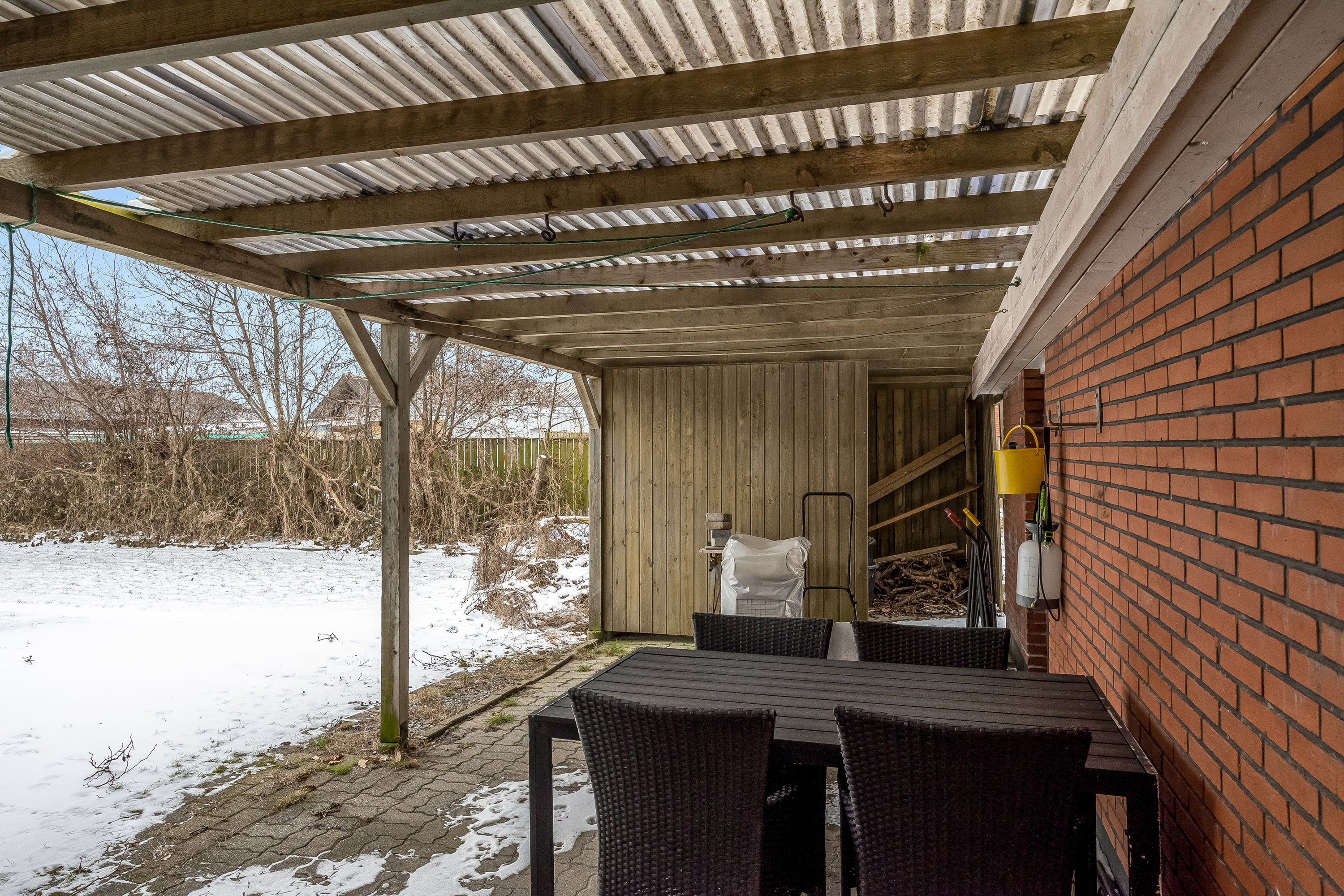 Fremhævet overdækket terrasse billede i fuldskærmstilstand. Billede af Ternegade 4, 7673 Harboøre