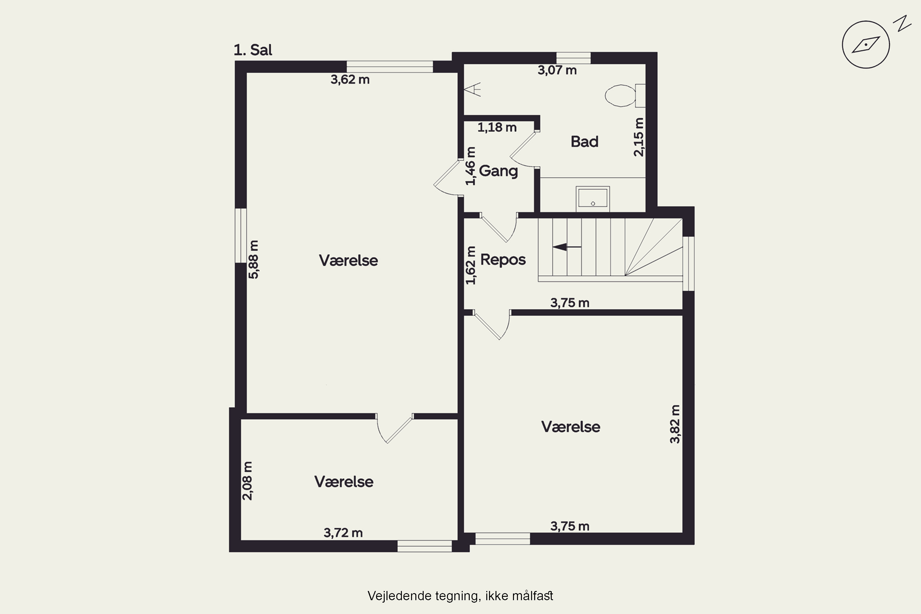 Plantegninger billede af Birkevej 14, 5550 Langeskov