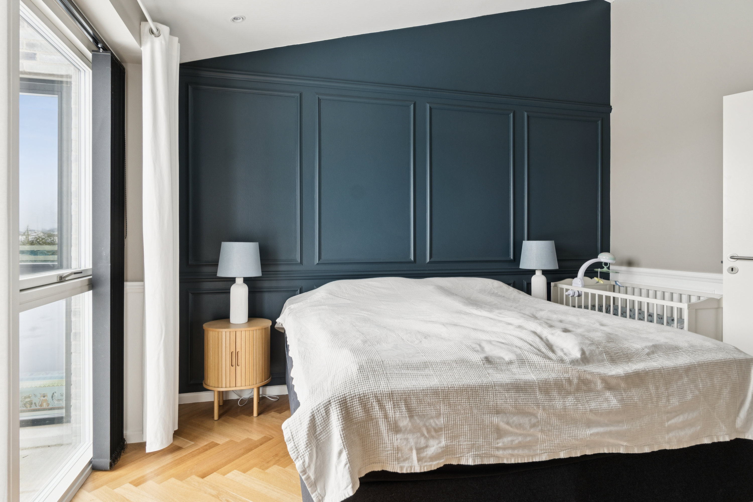 Fremhævet soveværelse billede i fuldskærmstilstand. Billede af Solbjerggårdsvej 19, 4281 Gørlev