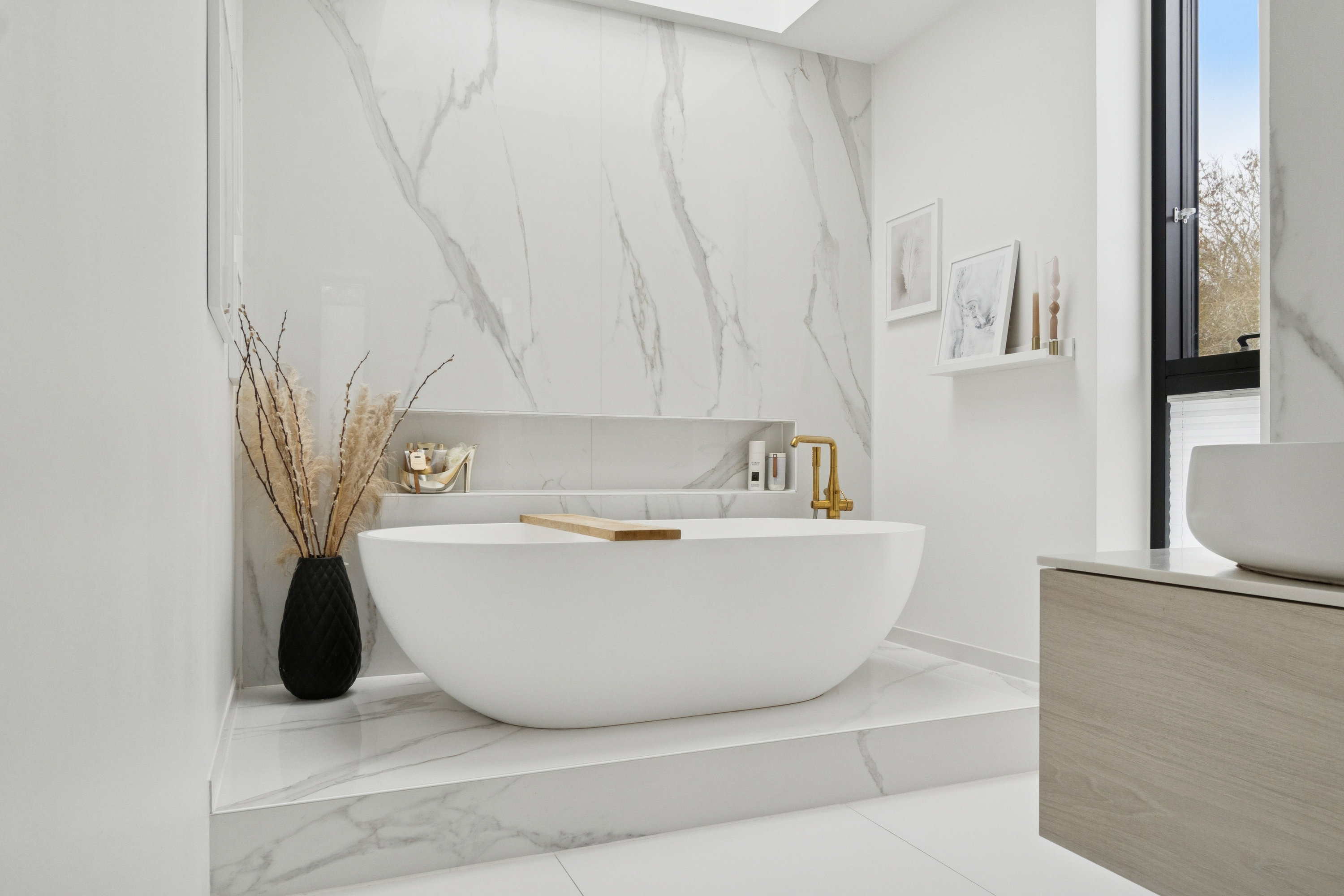 Fremhævet badeværelse billede i fuldskærmstilstand. Billede af Onsholtgårdsvej 104, 8260 Viby J