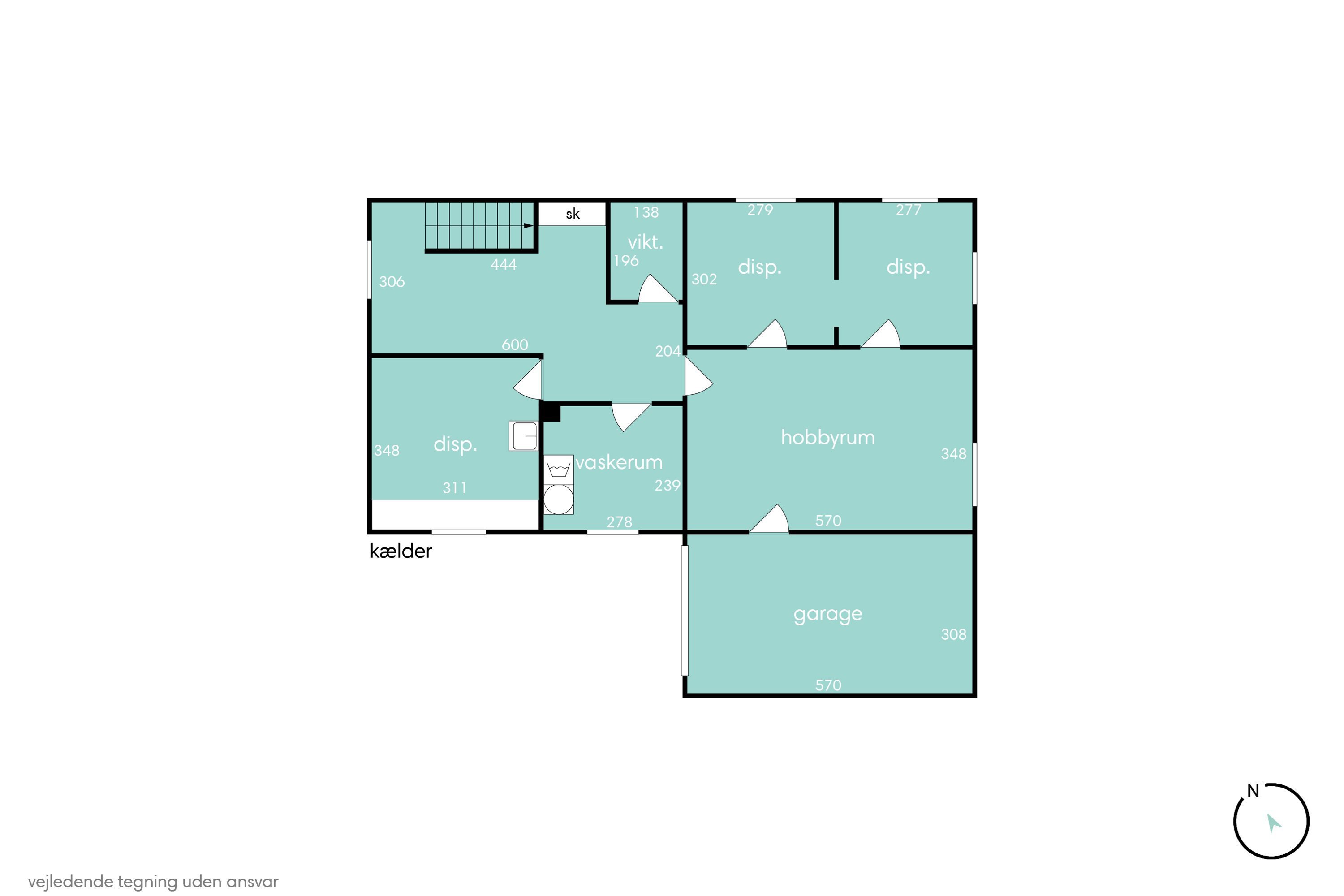 Plantegninger billede af Stationsvej 15, 9970 Strandby