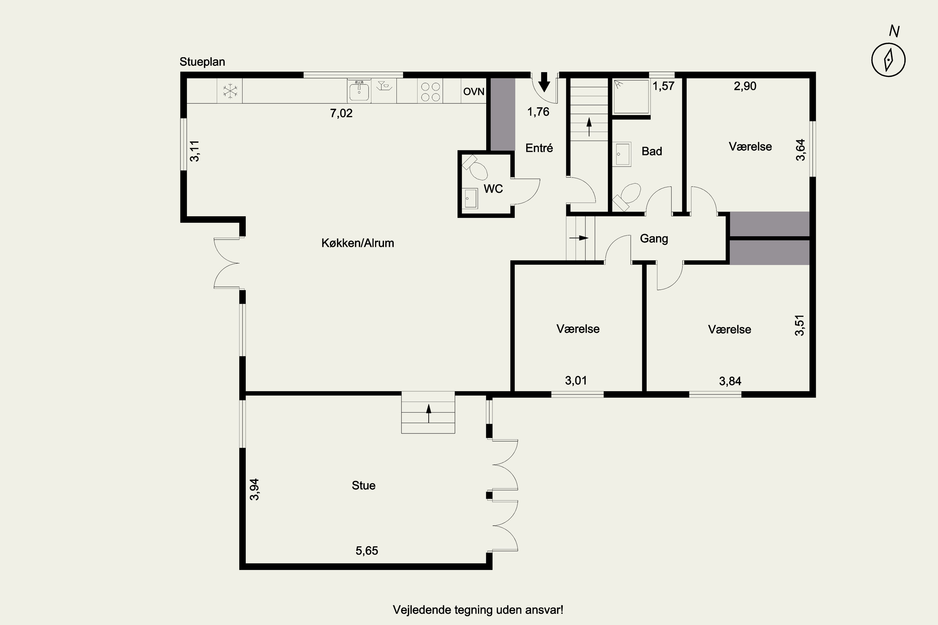 Plantegninger billede af Saugstedgårdsvej 16, 5600 Faaborg