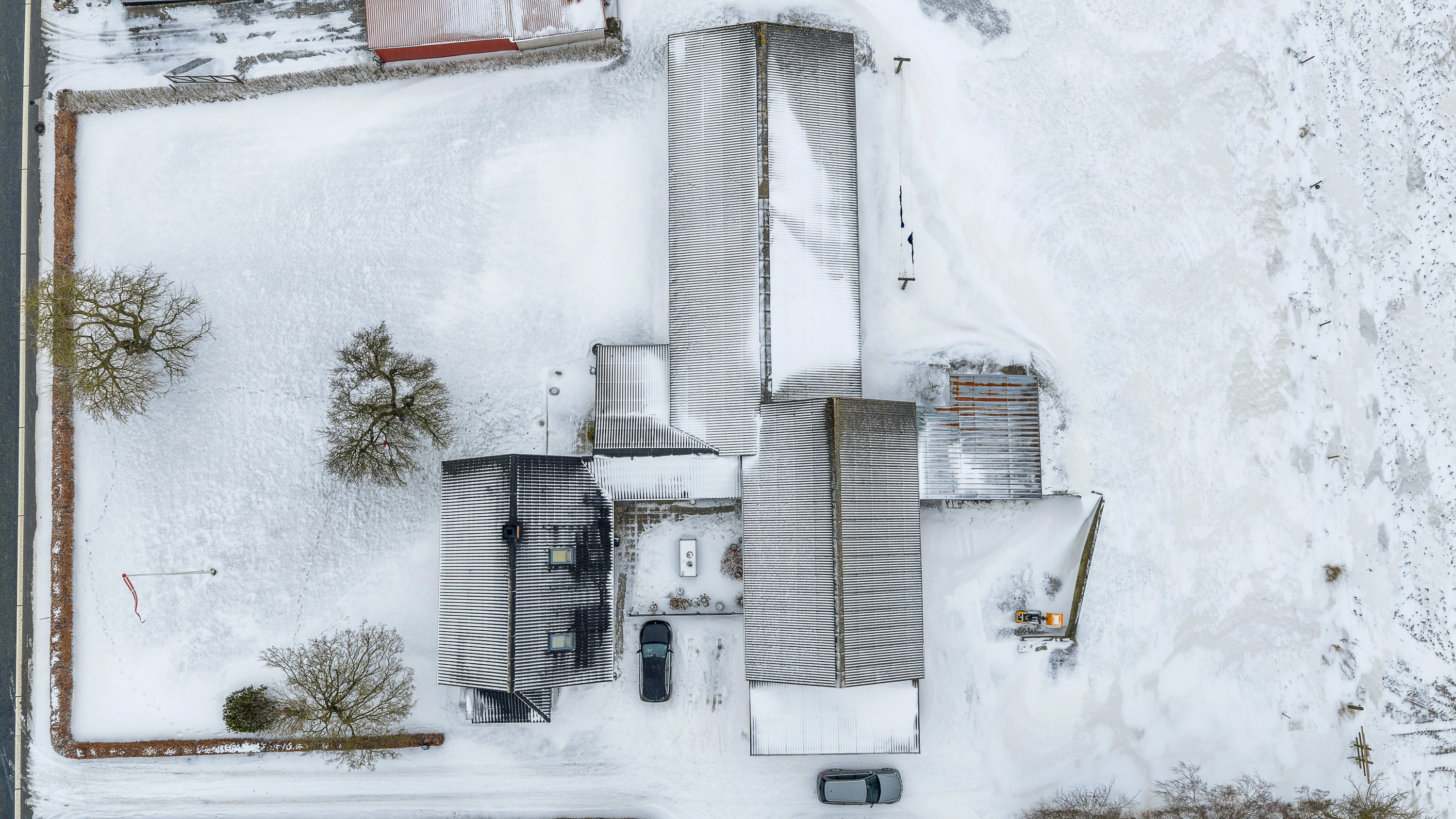 Fremhævet luftfoto billede i fuldskærmstilstand. Billede af Assensvej 391, Faldsled, 5642 Millinge