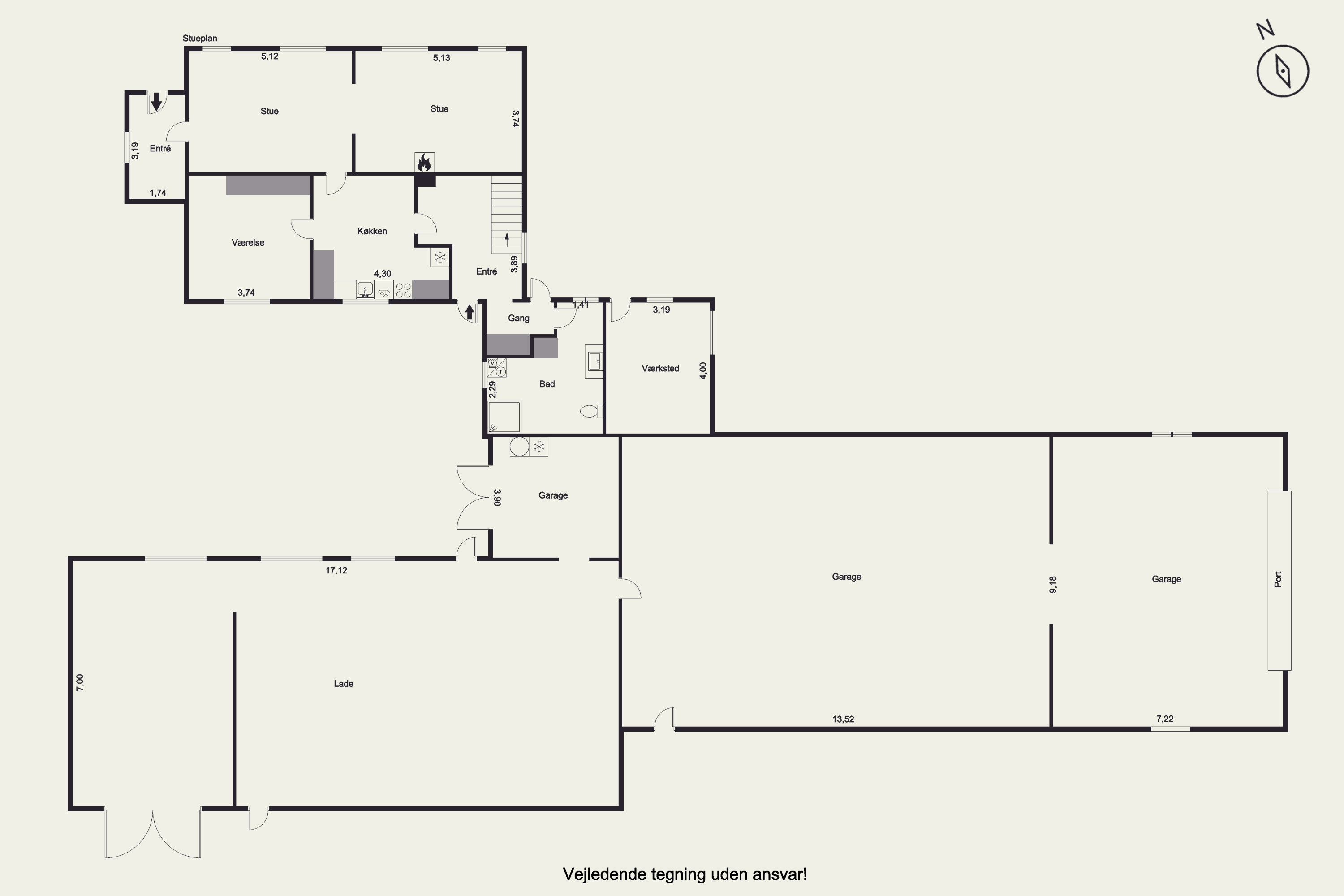 Plantegninger billede af Assensvej 391, Faldsled, 5642 Millinge