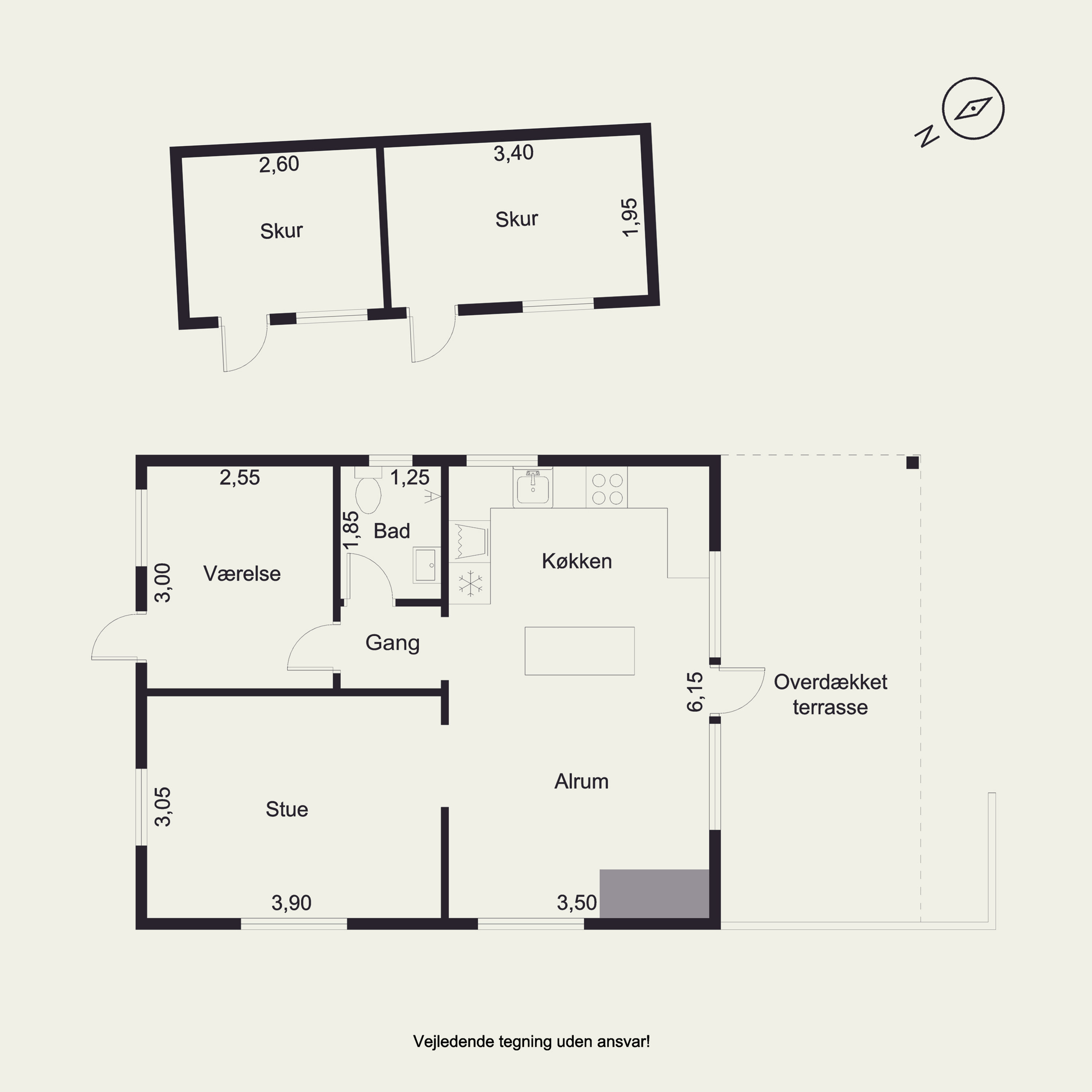Plantegninger billede af Vermundsvej 22, Kulhuse, 3630 Jægerspris