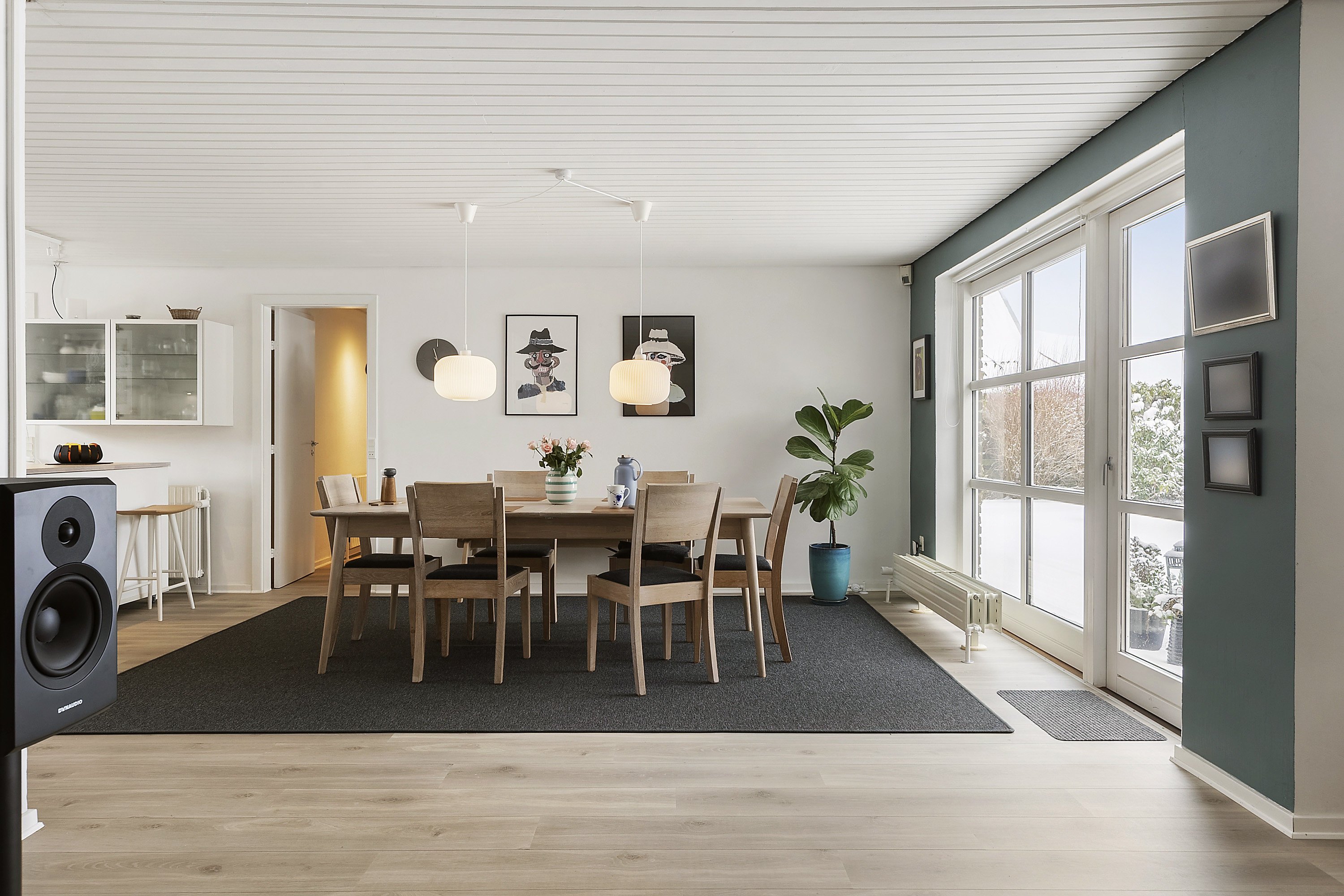 Fremhævet spisestue billede i fuldskærmstilstand. Billede af Nørager 66, 6230 Rødekro