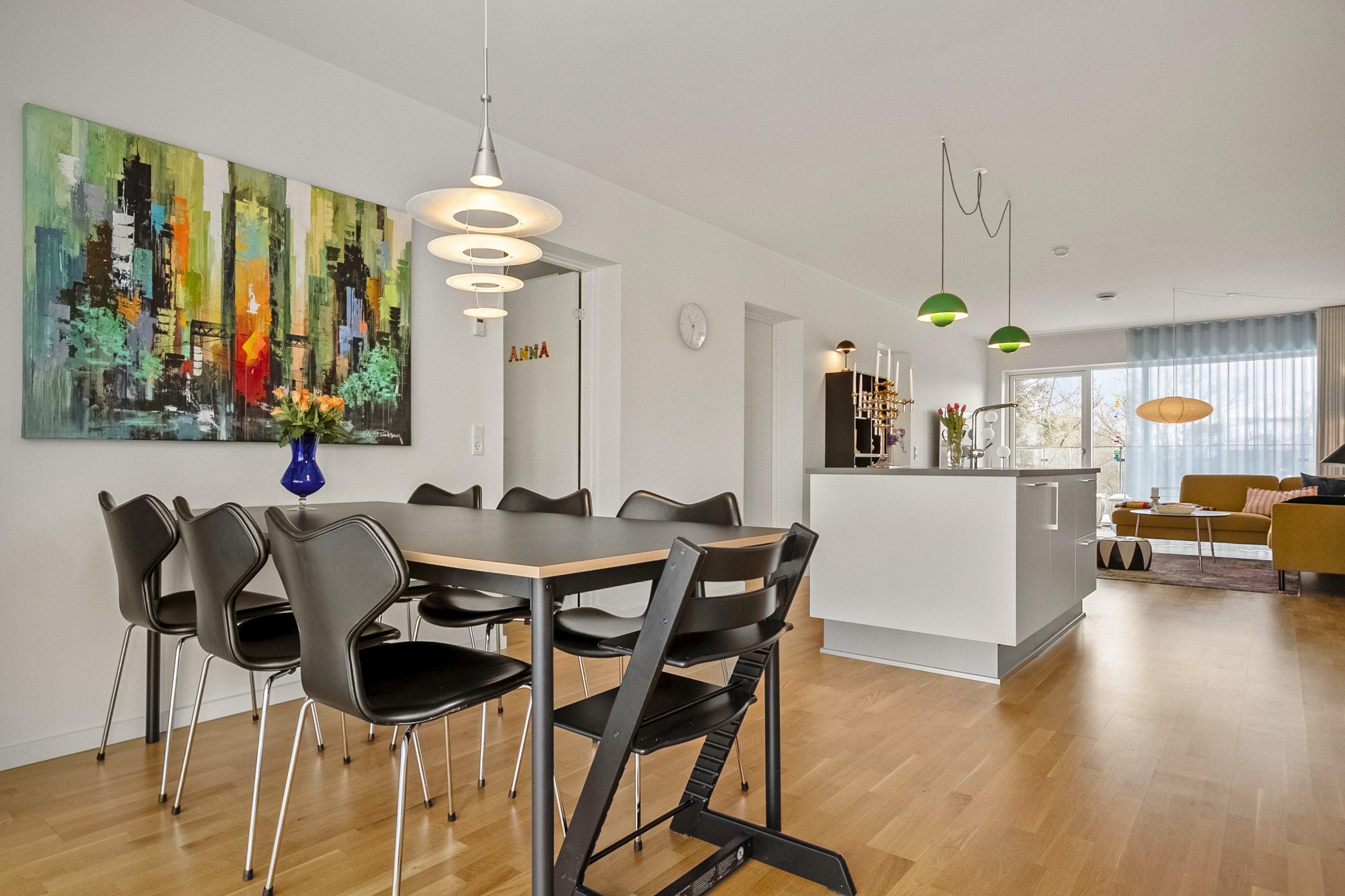 Fremhævet spisekøkken billede i fuldskærmstilstand. Billede af Nordre Ringgade 78, 3. 1., Trøjborg, 8200 Aarhus N